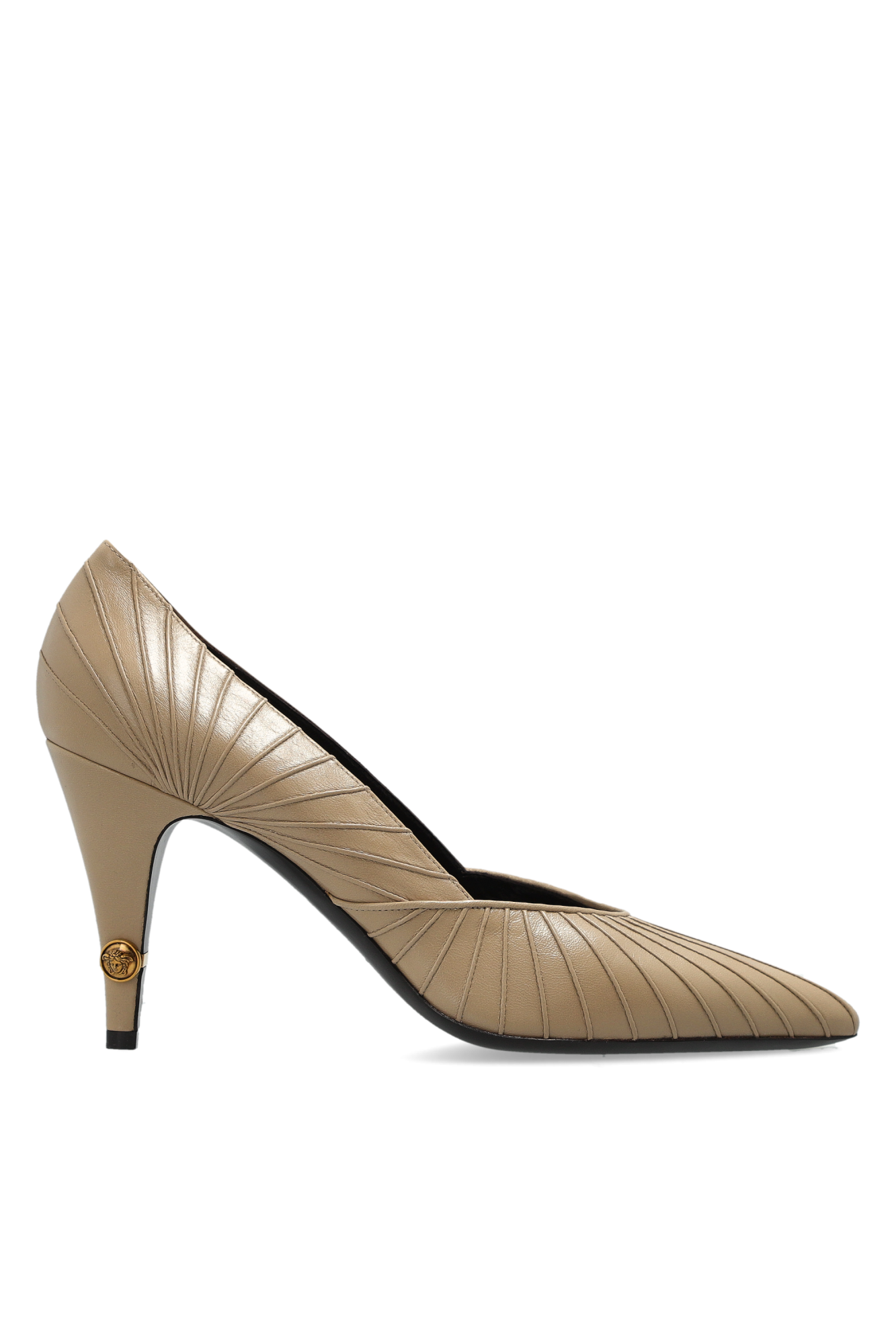 Versace Buty Na Obcasie ‘Gianni’, Kobiety, Beżowy