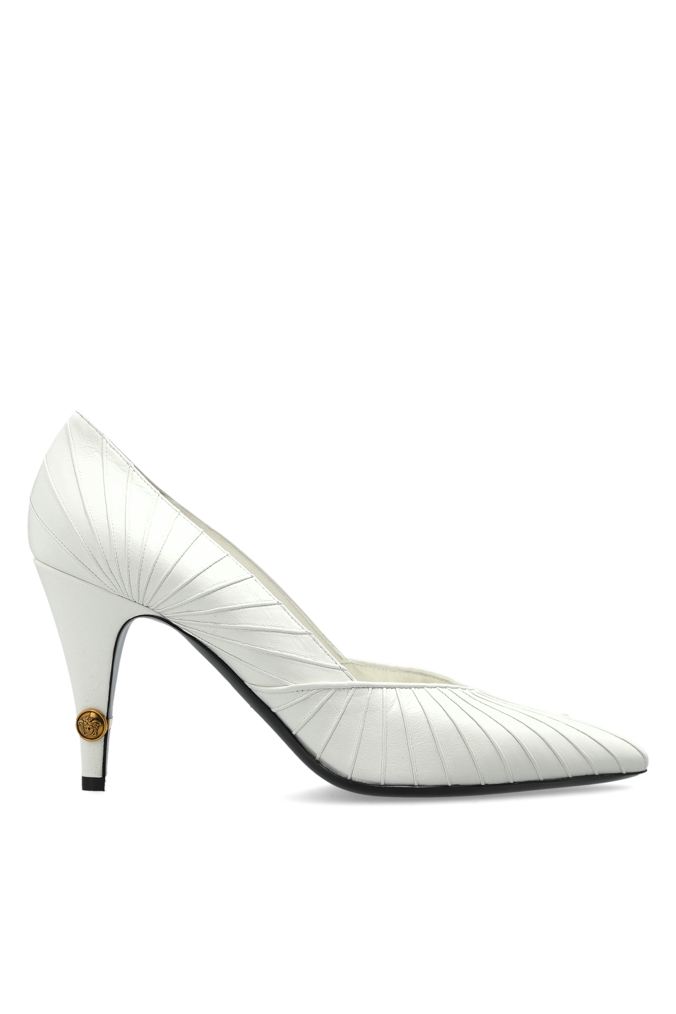Versace Buty Na Obcasie `Gianni`, Kobiety, Biały