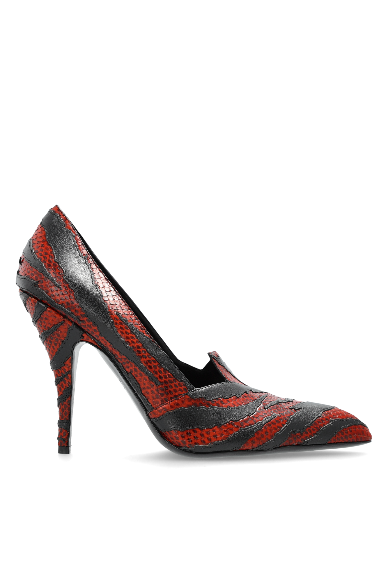 Versace Buty Na Obcasie `Tigre`, Kobiety, Bordo