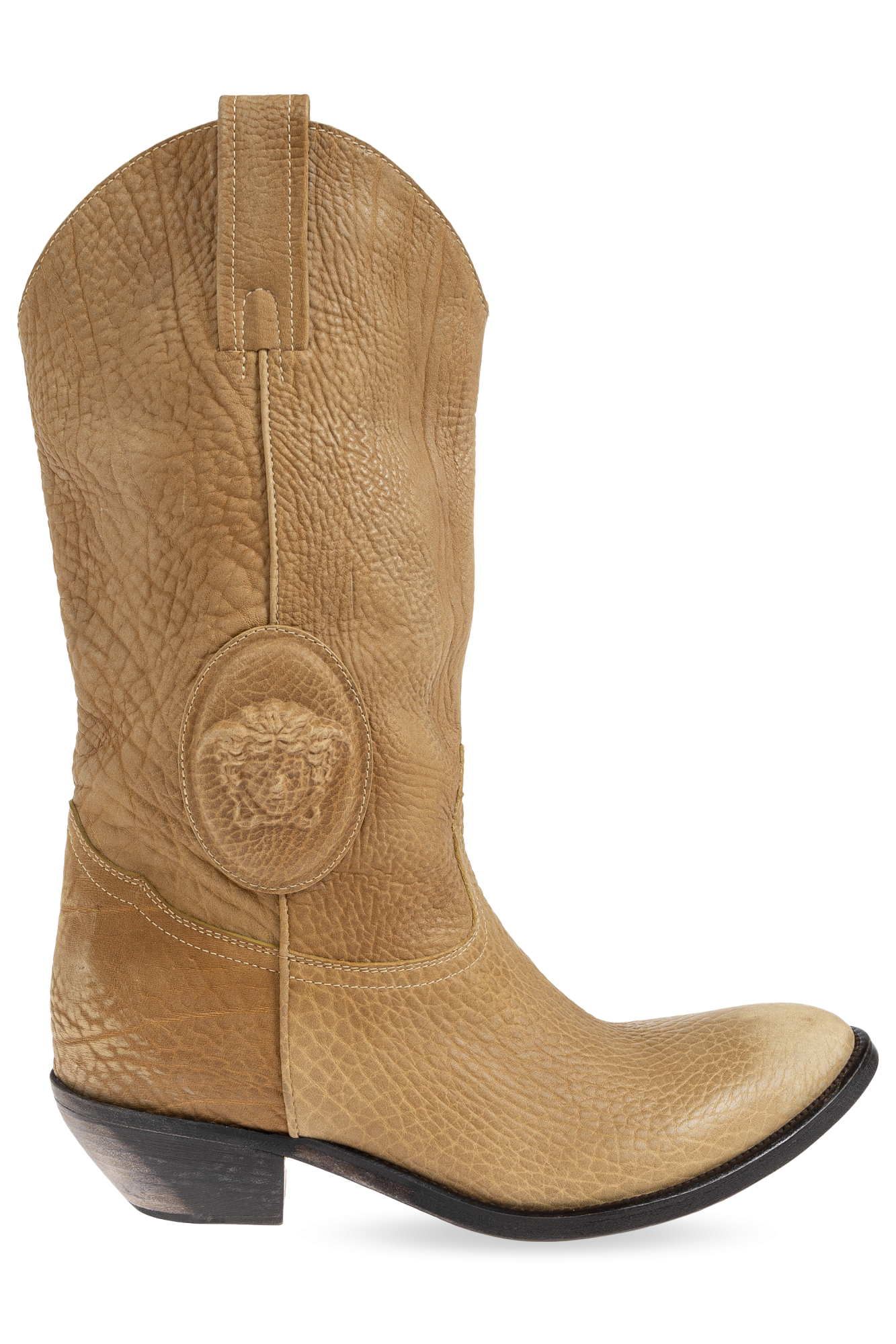 Versace Botki Na Obcasie `Houston`, Kobiety, Beżowy