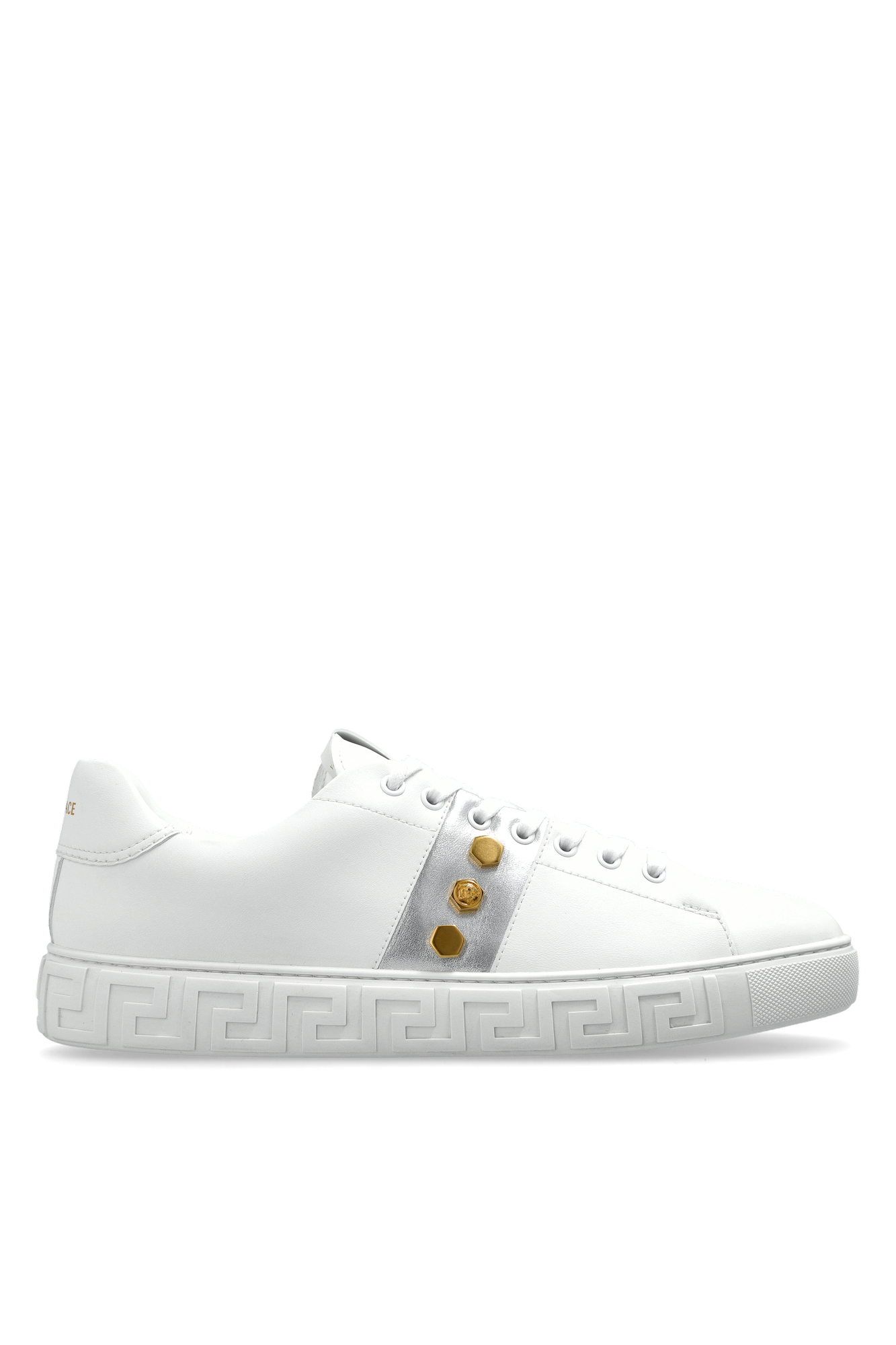 Versace Buty Sportowe ‘Greca’, Mężczyźni, Biały