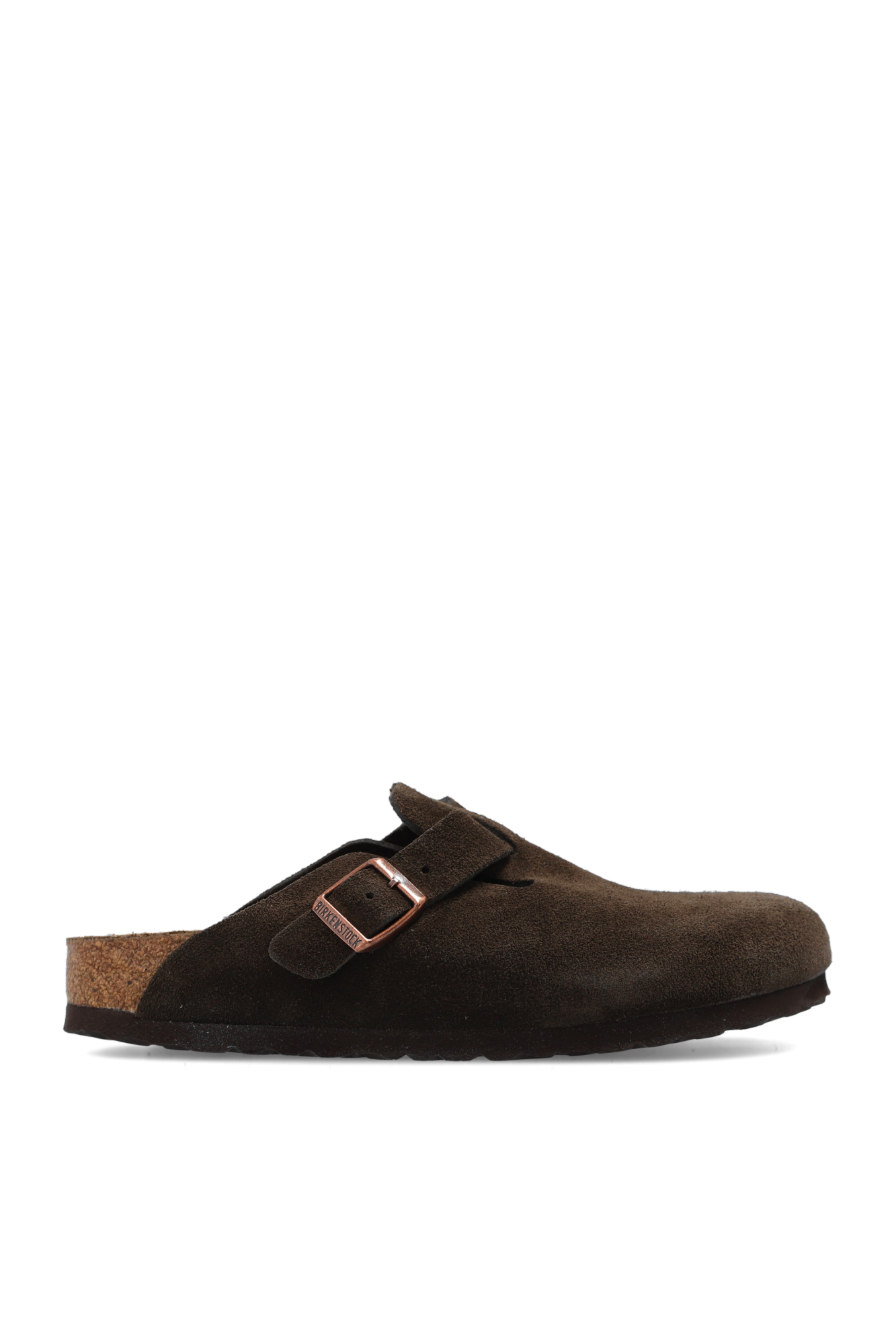 Birkenstock Klapki ‘Boston BS’, Kobiety, Brązowy