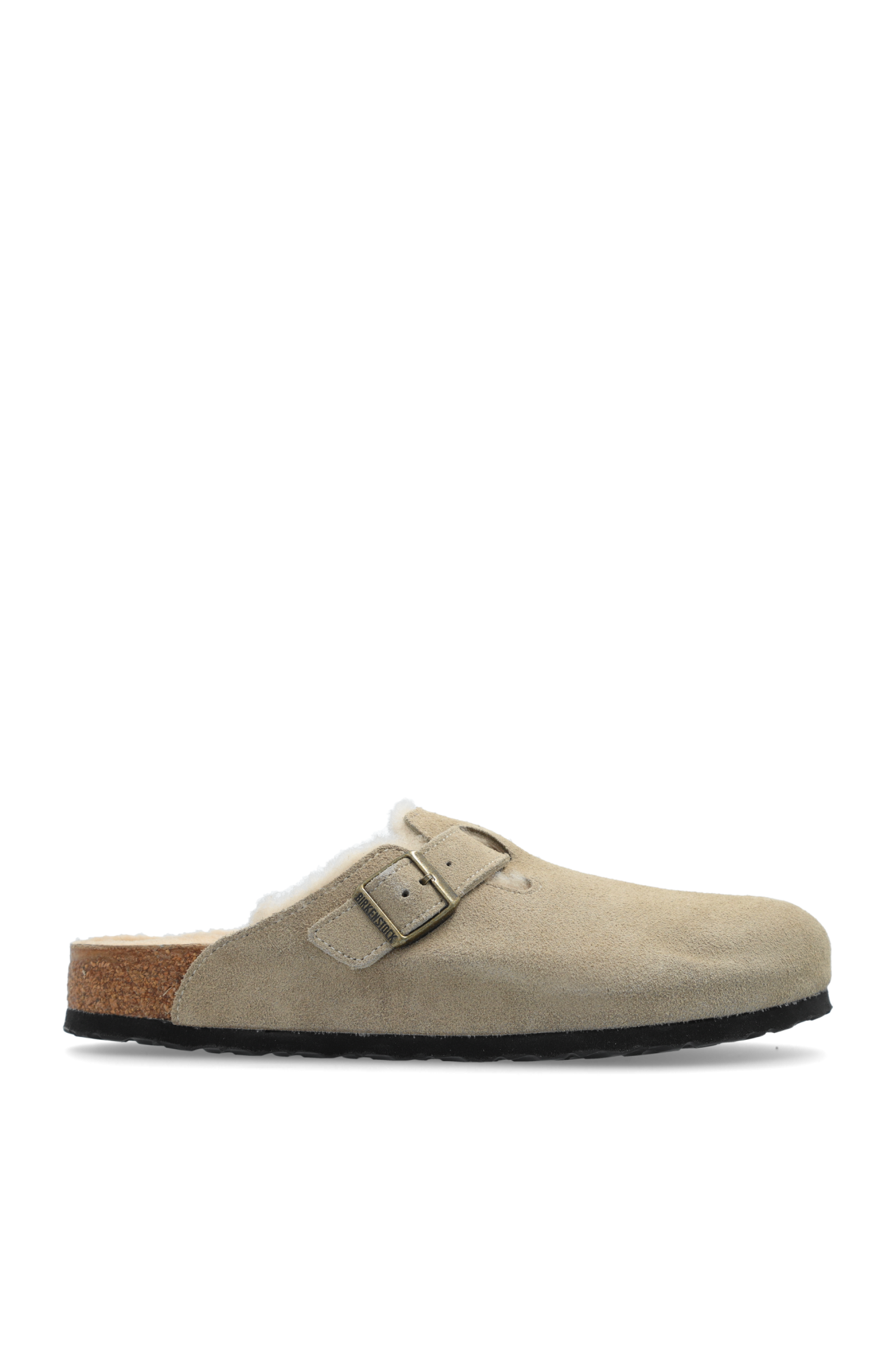 Birkenstock Klapki ‘Boston’, Mężczyźni, Beżowy