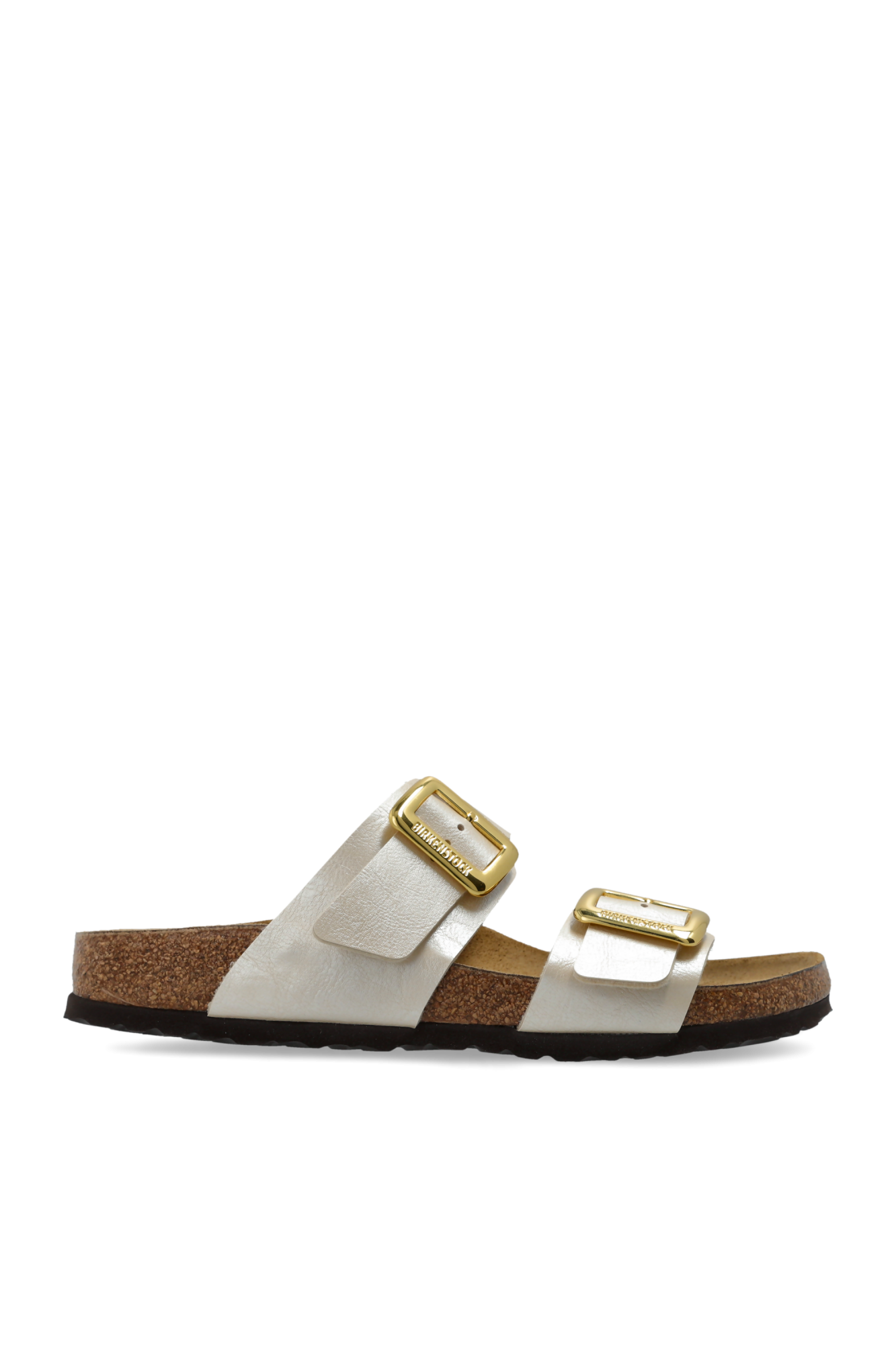 Birkenstock Klapki `Sydney Cushion Buckle`, Kobiety, Kremowy