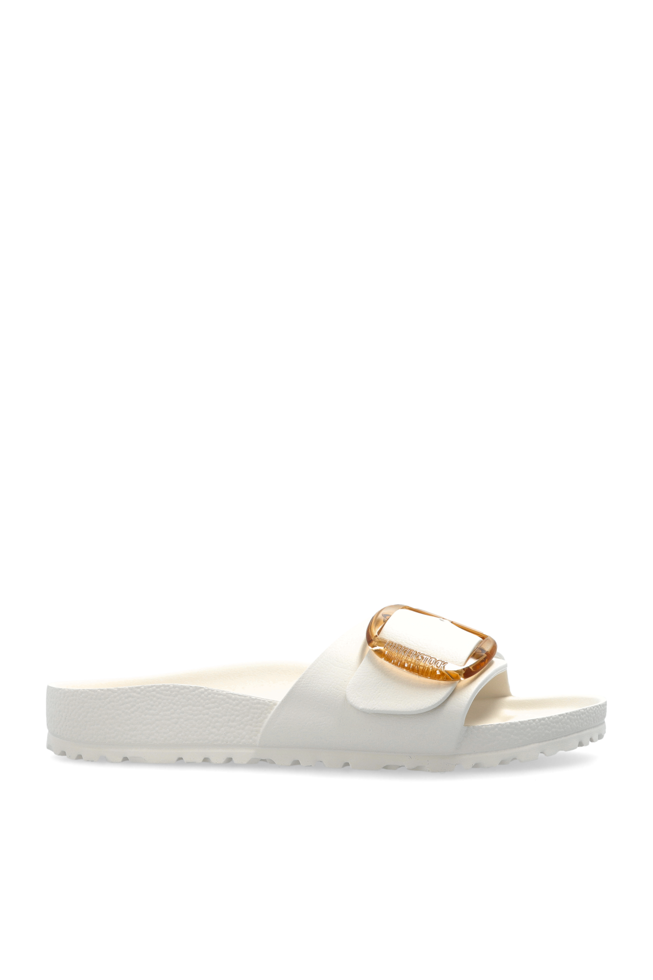Birkenstock Klapki `Madrid Big Buckle EVA`, Kobiety, Kremowy