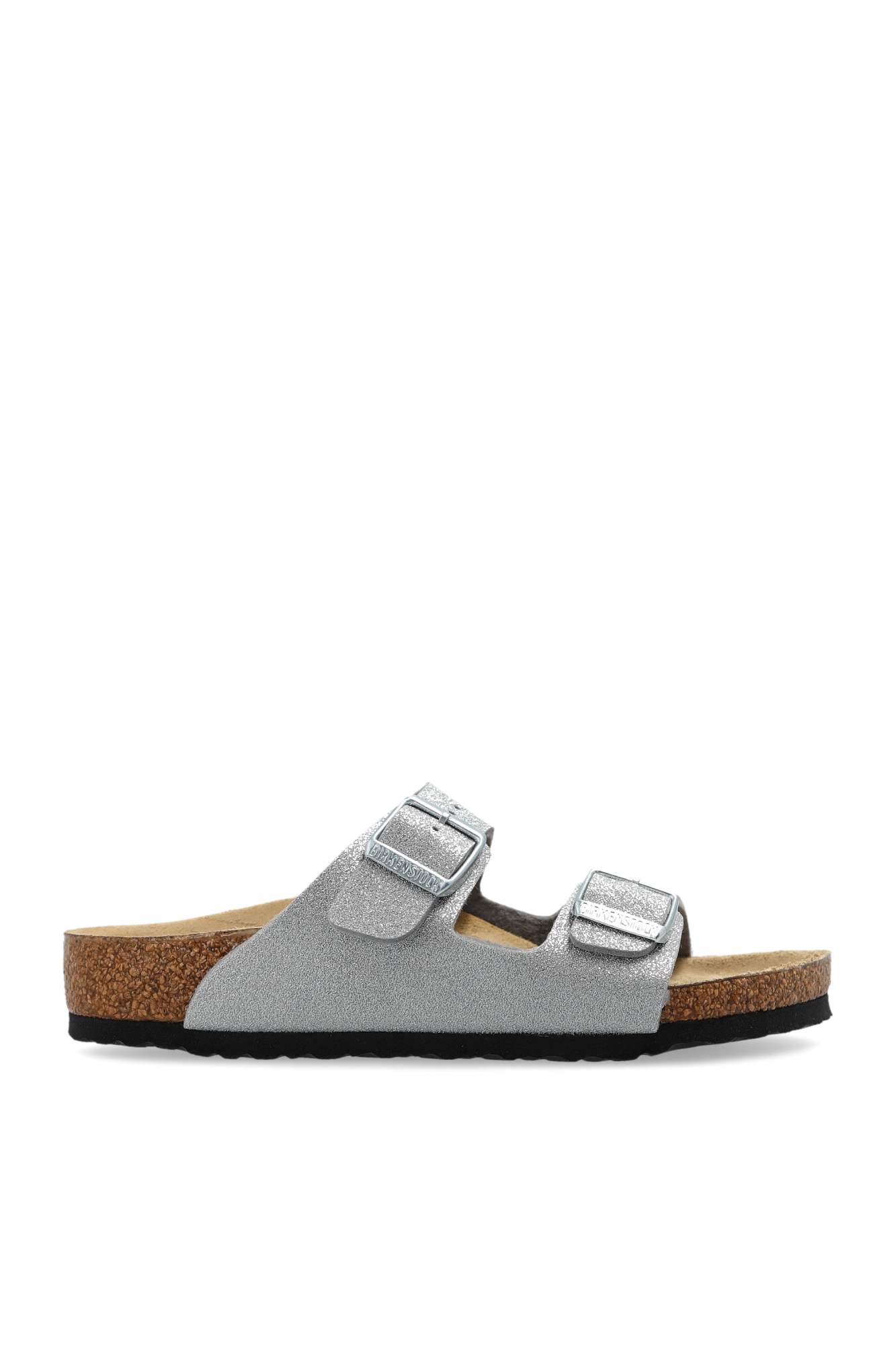Birkenstock Kids Klapki `Arizona Kids BS`, Unisex, Srebrny