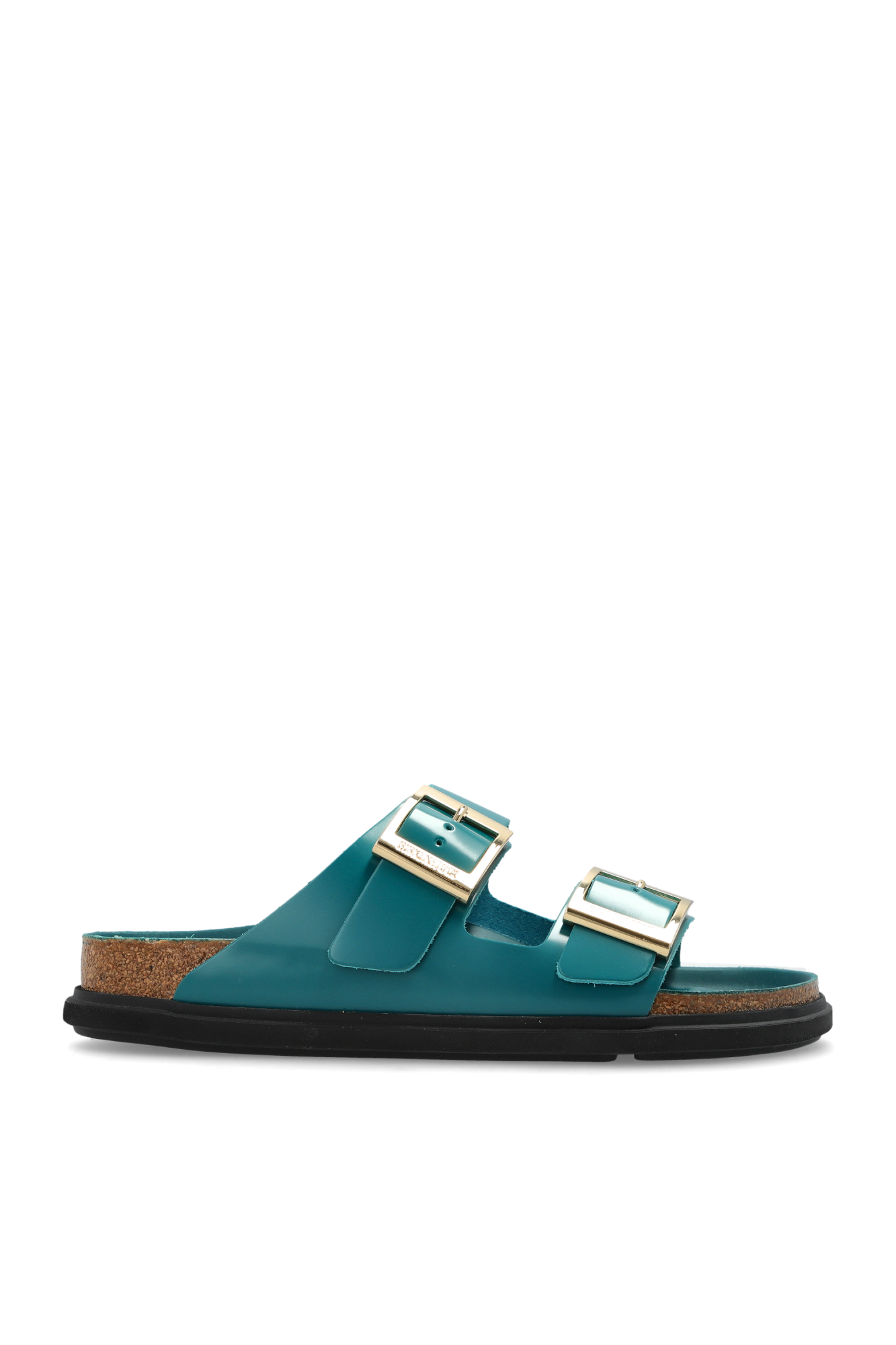 Birkenstock Klapki `Arizona Droplet Buckle Cupsole`, Kobiety, Zielony