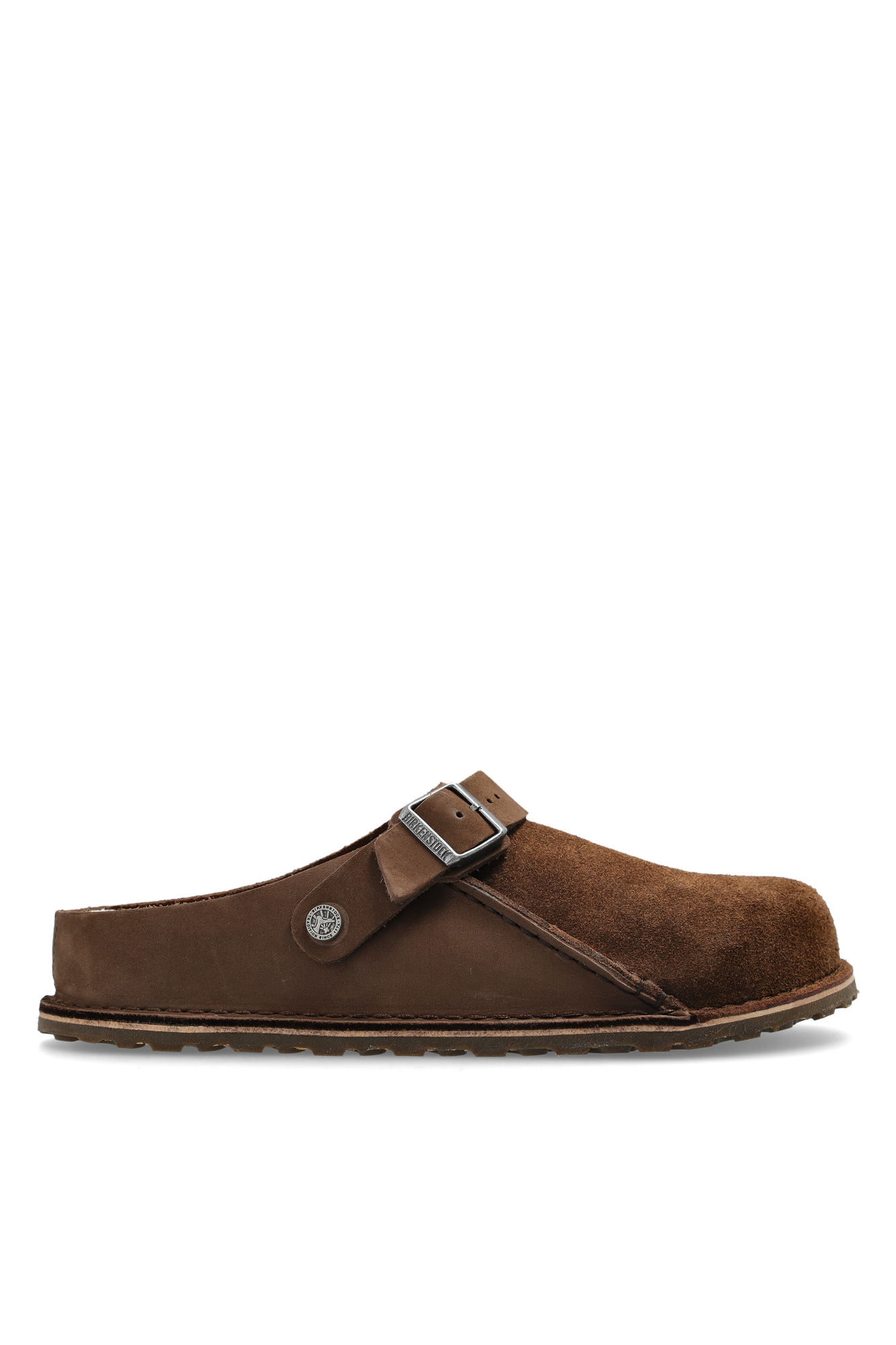 Birkenstock Klapki `Lutry Premium Split`, Mężczyźni, Brązowy