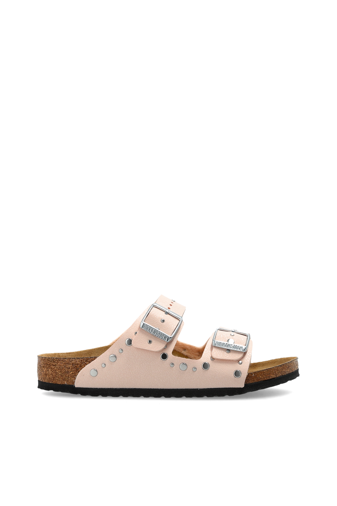 Birkenstock Kids Klapki ‘Arizona Rivet Border’, Unisex, Różowy