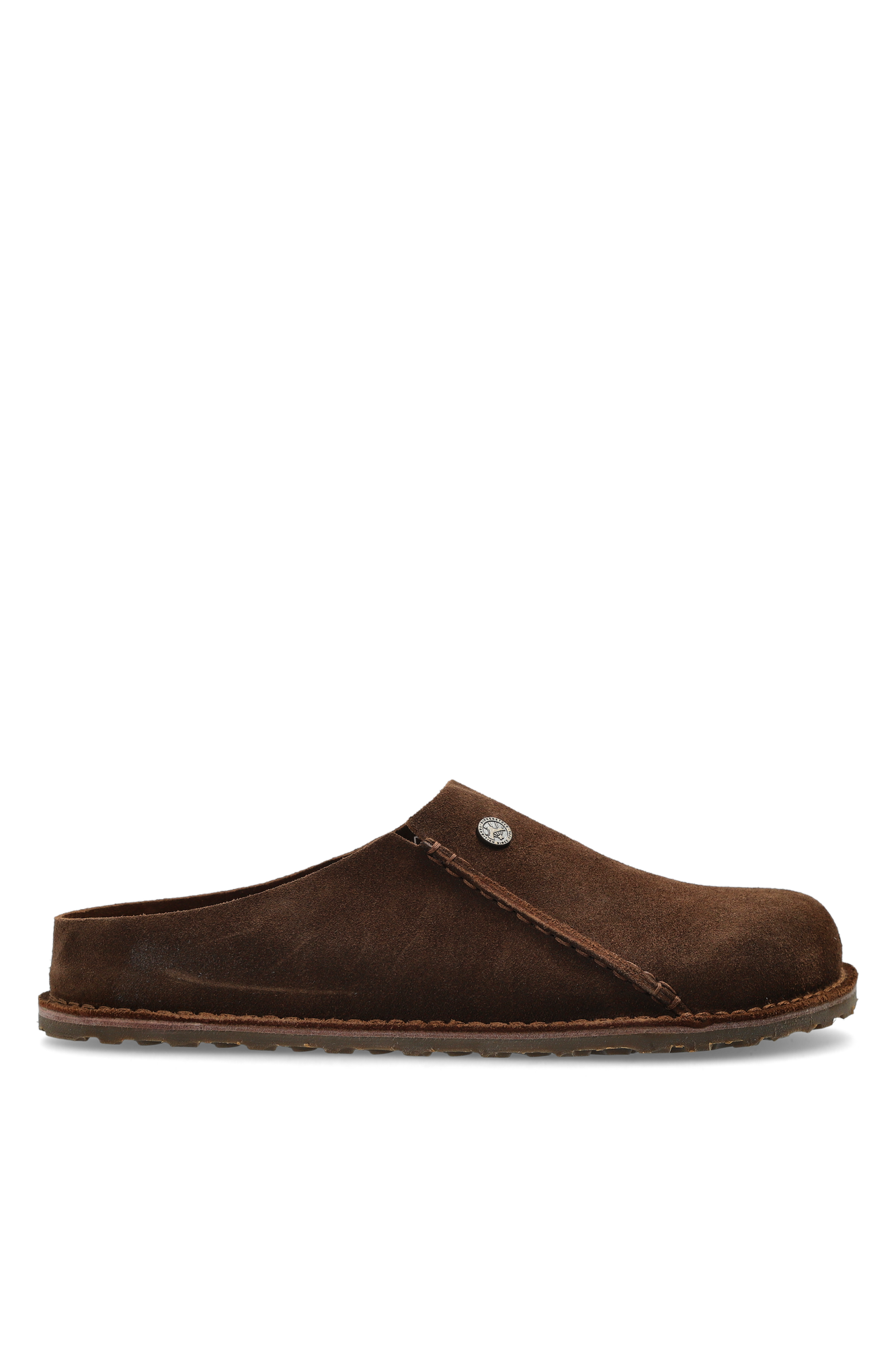Birkenstock Klapki ‘Zermatt Premium Suede’, Mężczyźni, Brązowy