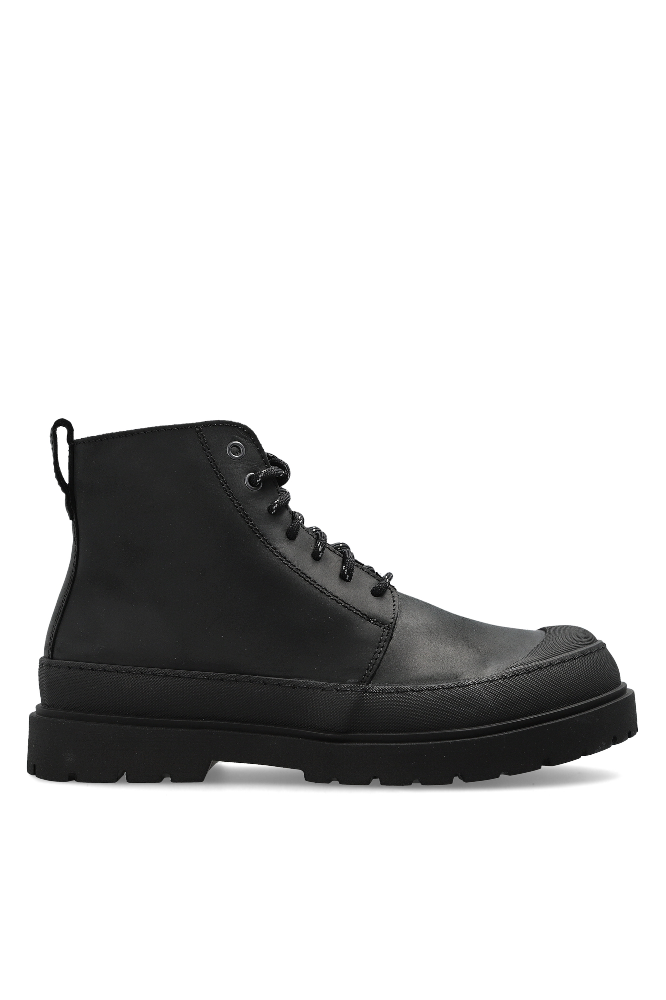Birkenstock Skórzane Buty `Prescott Lace Up`, Mężczyźni, Czarny