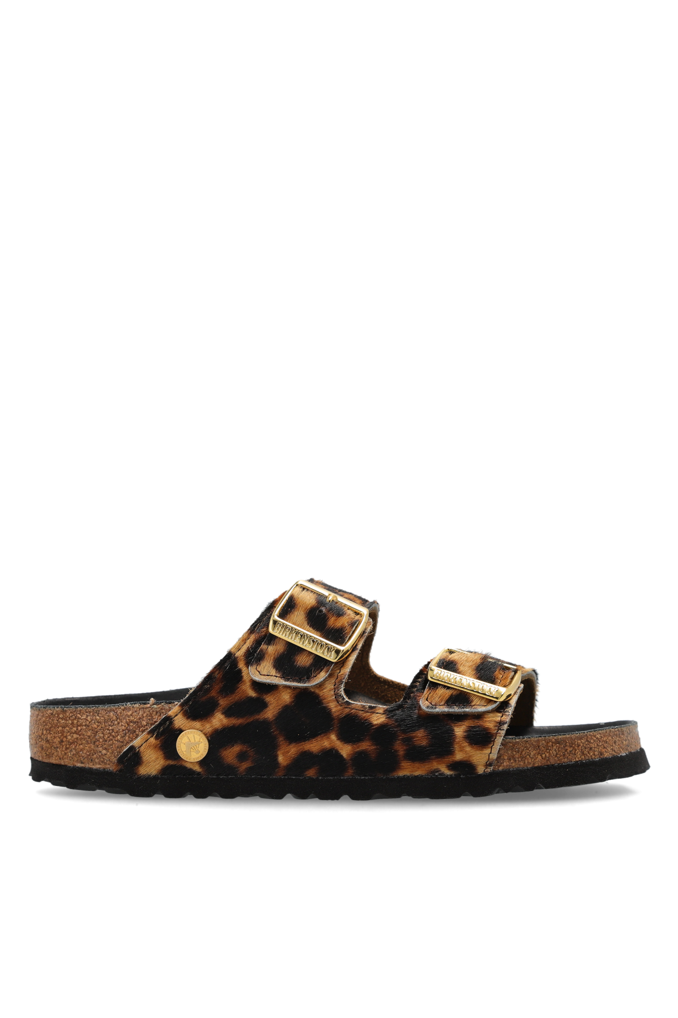 Birkenstock Klapki ‘Arizona Hairy’, Kobiety, Brązowy