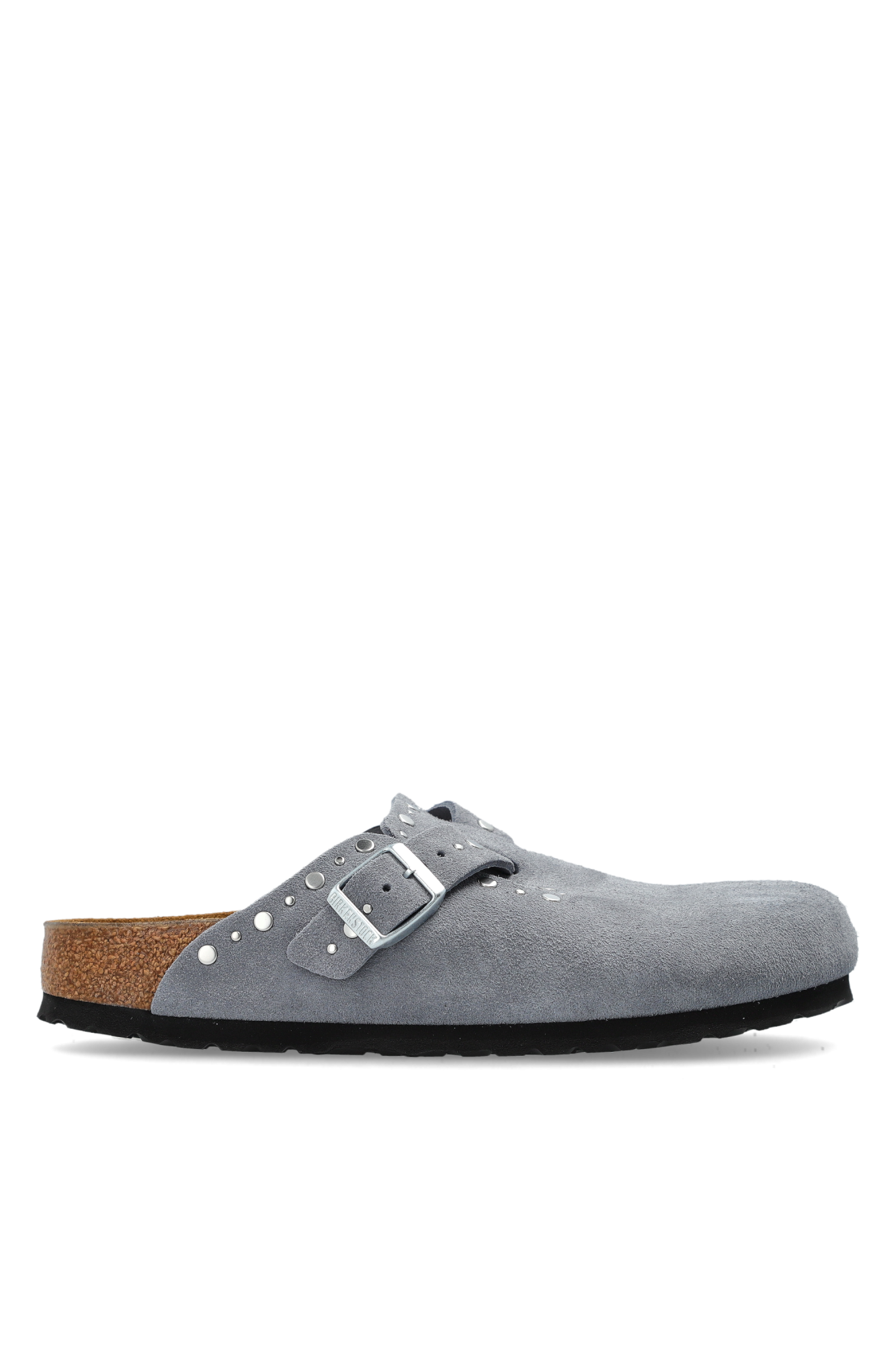 Birkenstock Klapki ‘Boston Rivet Border’, Kobiety, Niebieski