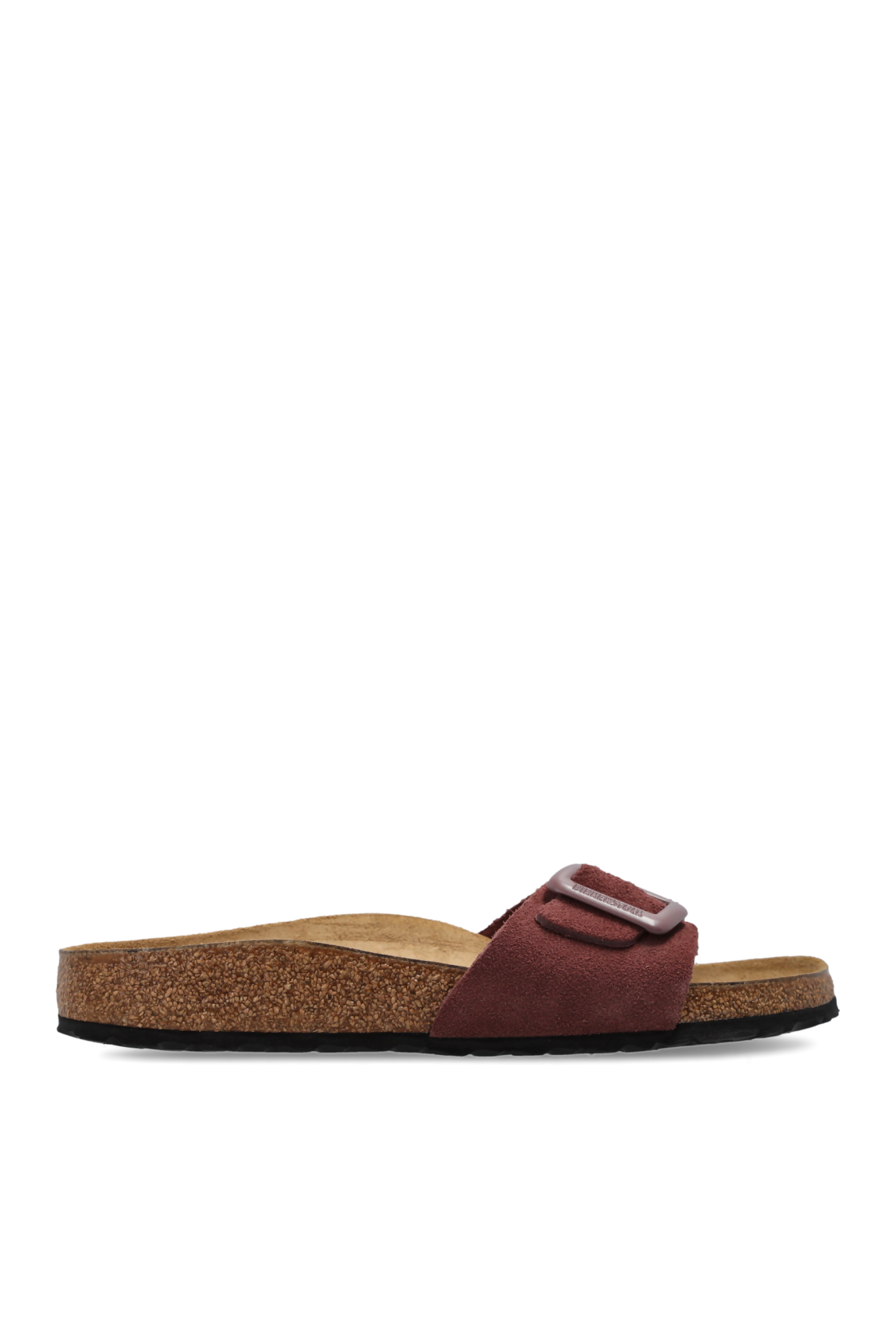 Birkenstock Klapki ‘Madrid Cushion Buckle Suede’, Kobiety, Różowy