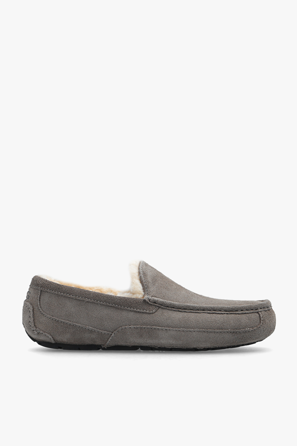 UGG Mokasyny Z Futrzanym Wykończeniem  ‘Ascot’, Mężczyźni, Szary