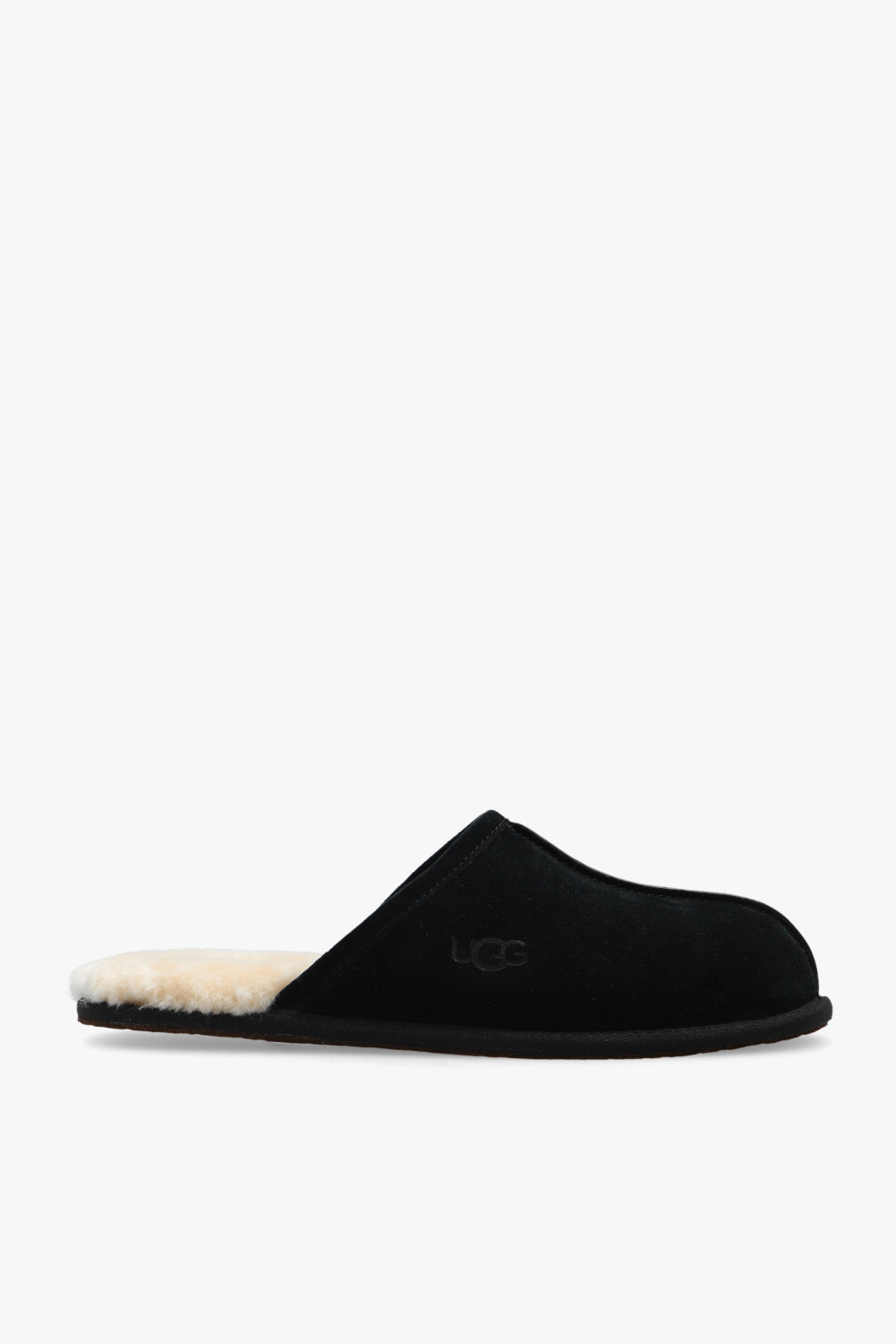 UGG Zamszowe Kapcie ‘Scuff’, Mężczyźni, Czarny