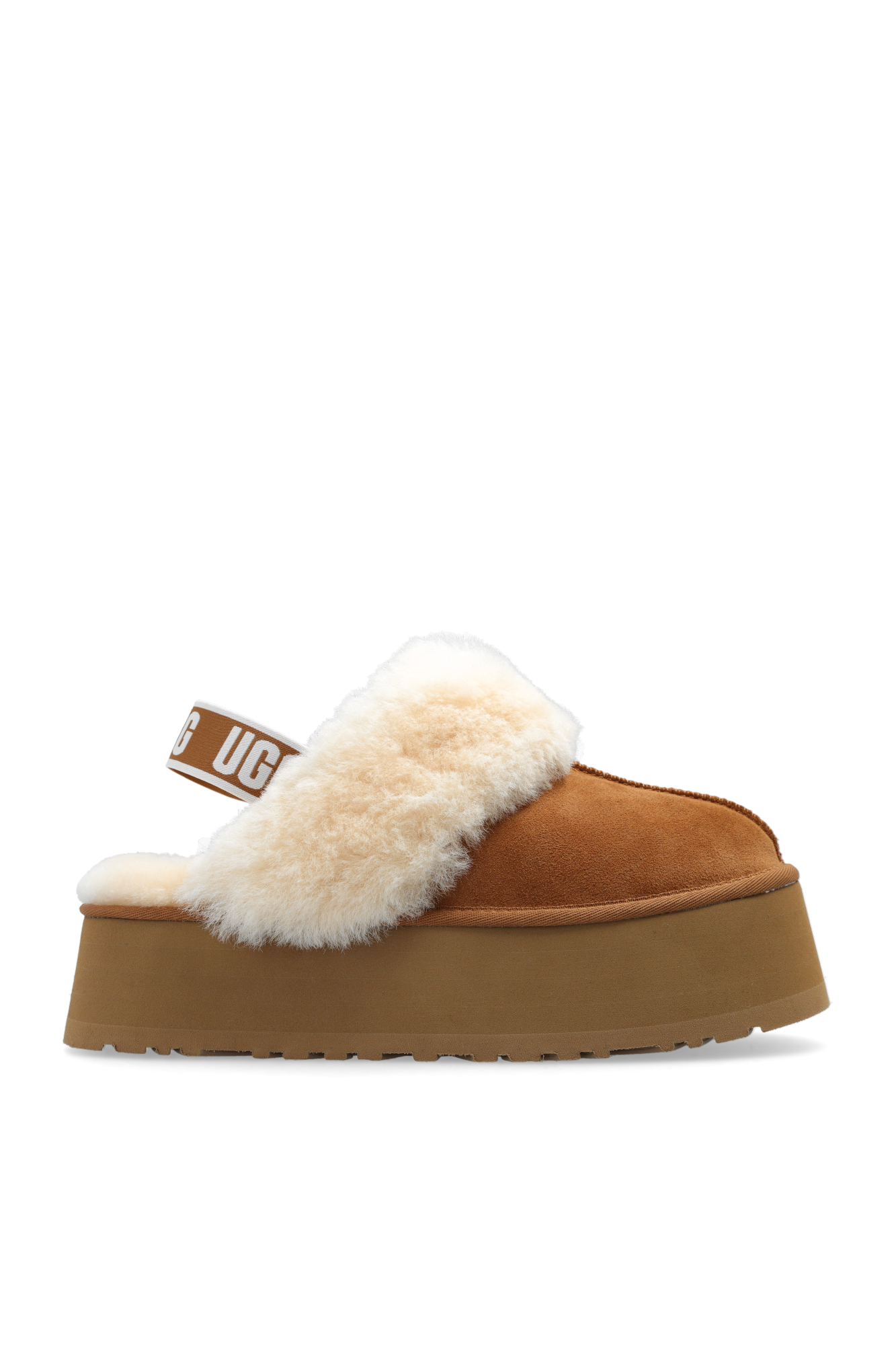 UGG Zamszowe Buty ‘Funkette’ Na Platformie, Kobiety, Brązowy