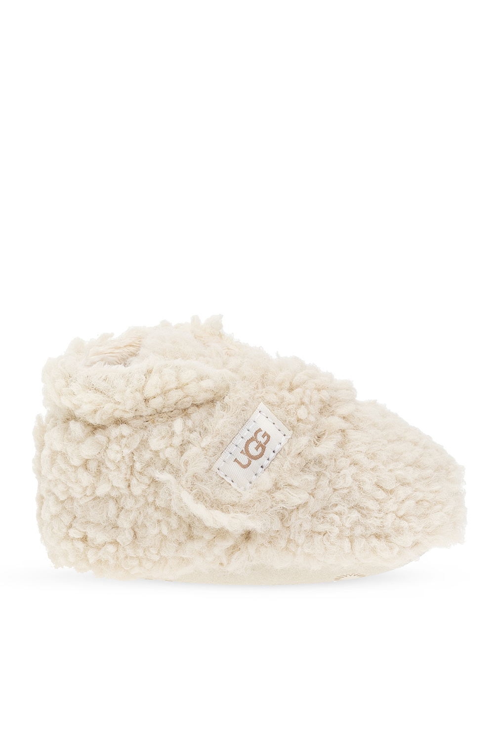 UGG Kids Buty Z Logo, Unisex, Kremowy