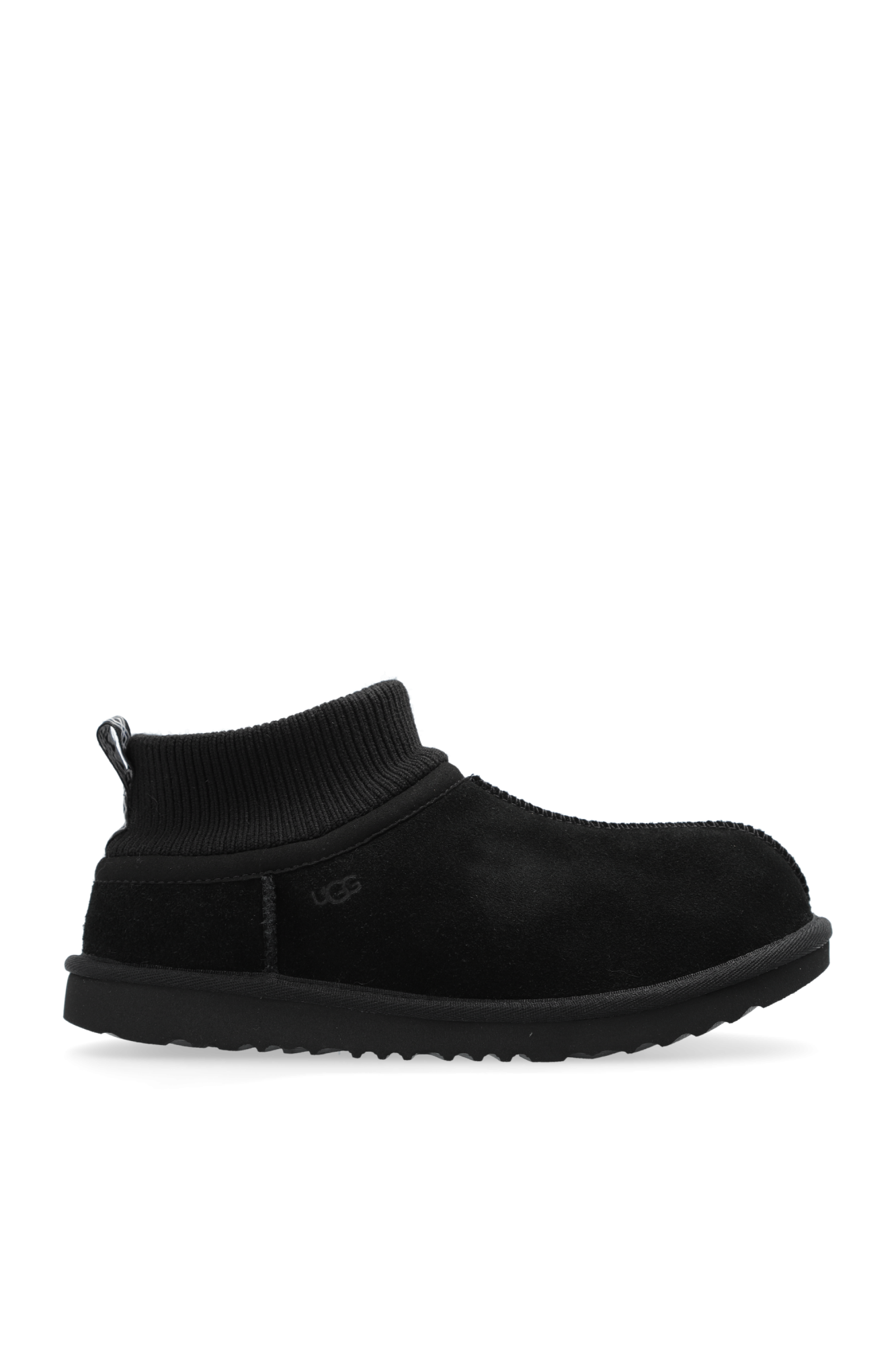 UGG Kids Śniegowce `Kids Classic Ultra Stretch Cuff`, Unisex, Czarny