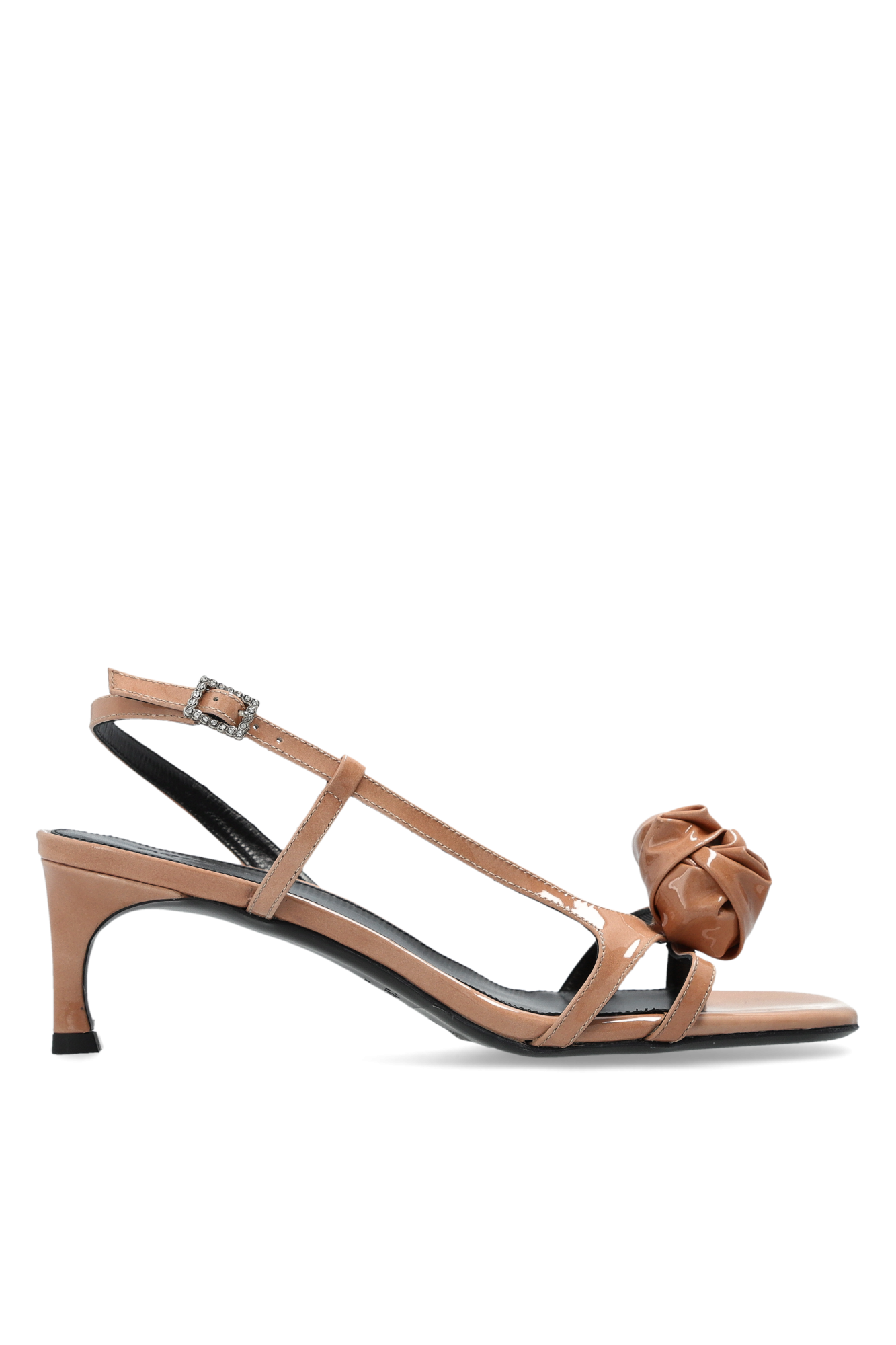 ROTATE Sandały Na Obcasie, Kobiety, Beżowy
