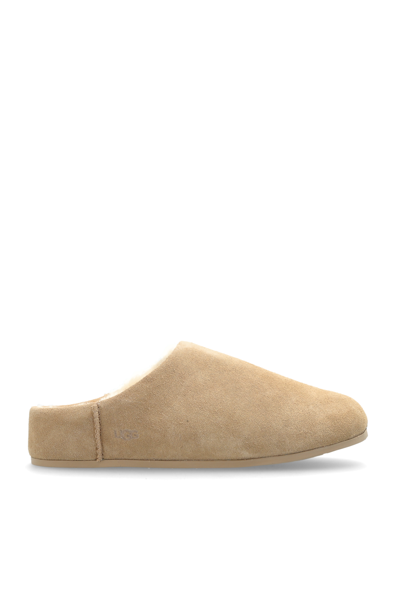 UGG Zamszowe Klapki ‘ELEA’, Kobiety, Beżowy