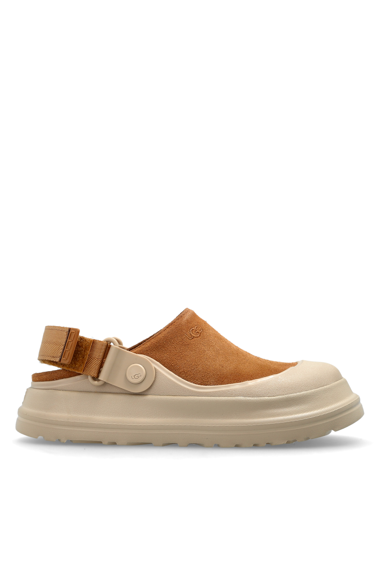 UGG Buty ‘GOLDENGLOW SUEDE CLOG’, Kobiety, Brązowy