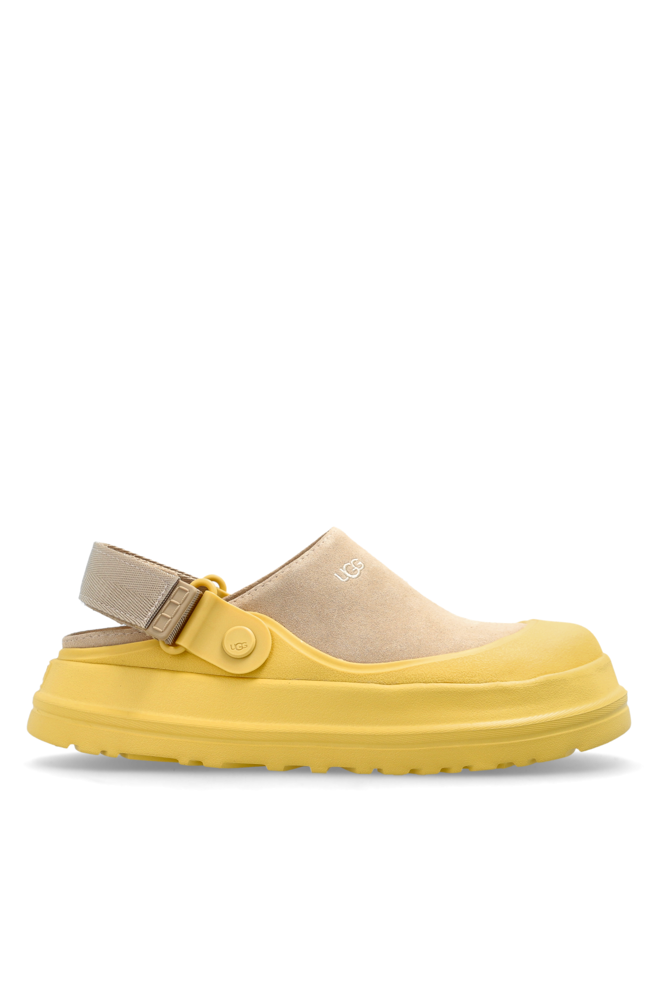 UGG Buty ‘GOLDENGLOW SUEDE CLOG’, Kobiety, Beżowy