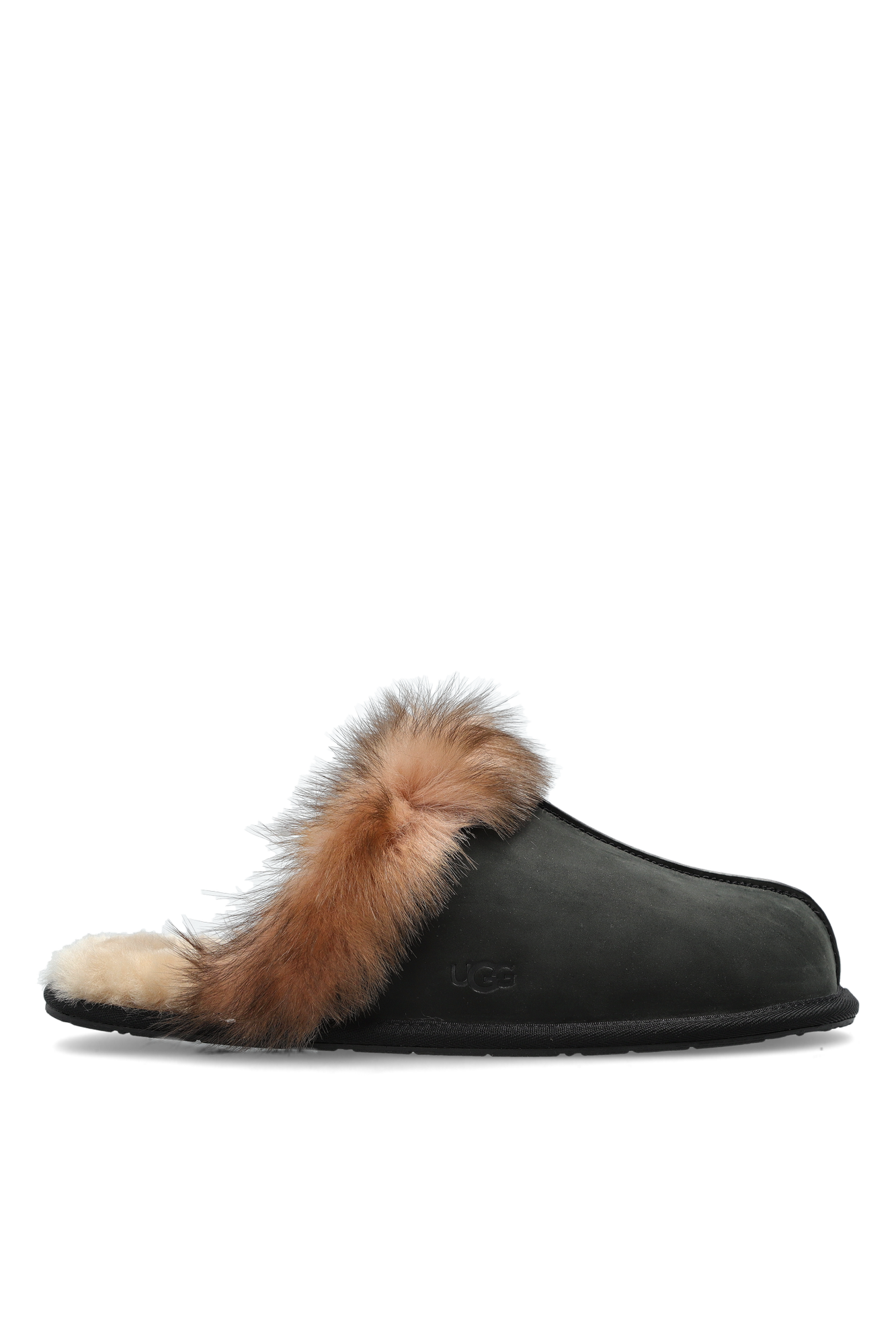 UGG Klapki ‘Scuffette Nubuck’, Kobiety, Czarny