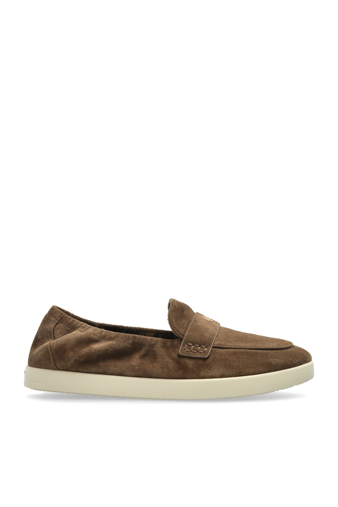 Tory Burch Zamszowe Buty Typu `loafers`, Kobiety, Brązowy