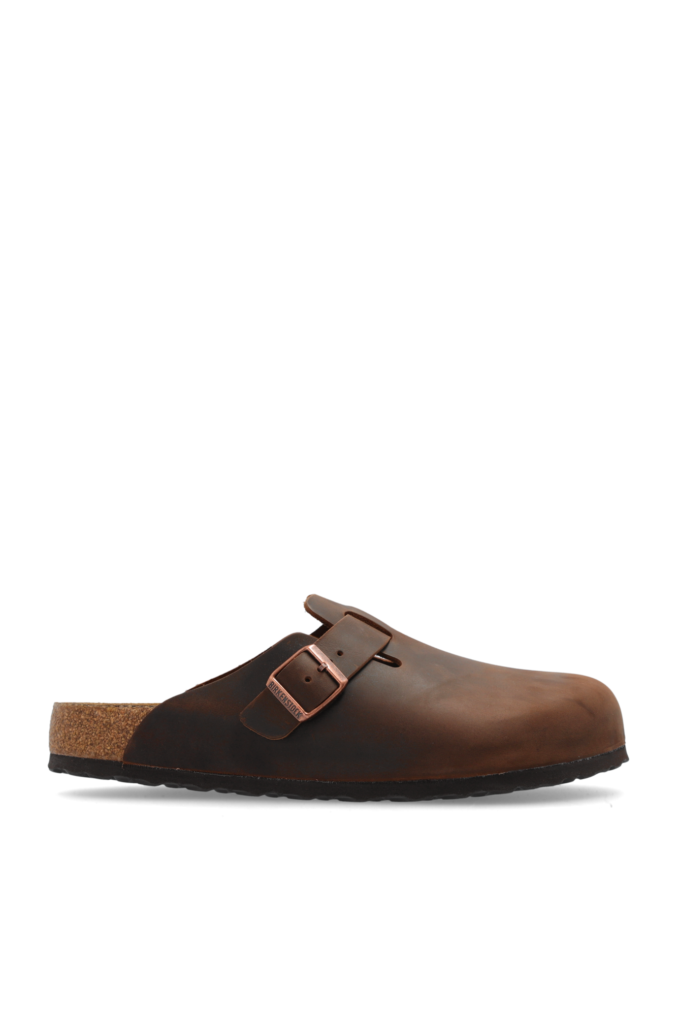Birkenstock Klapki ‘Boston BS’, Mężczyźni, Brązowy