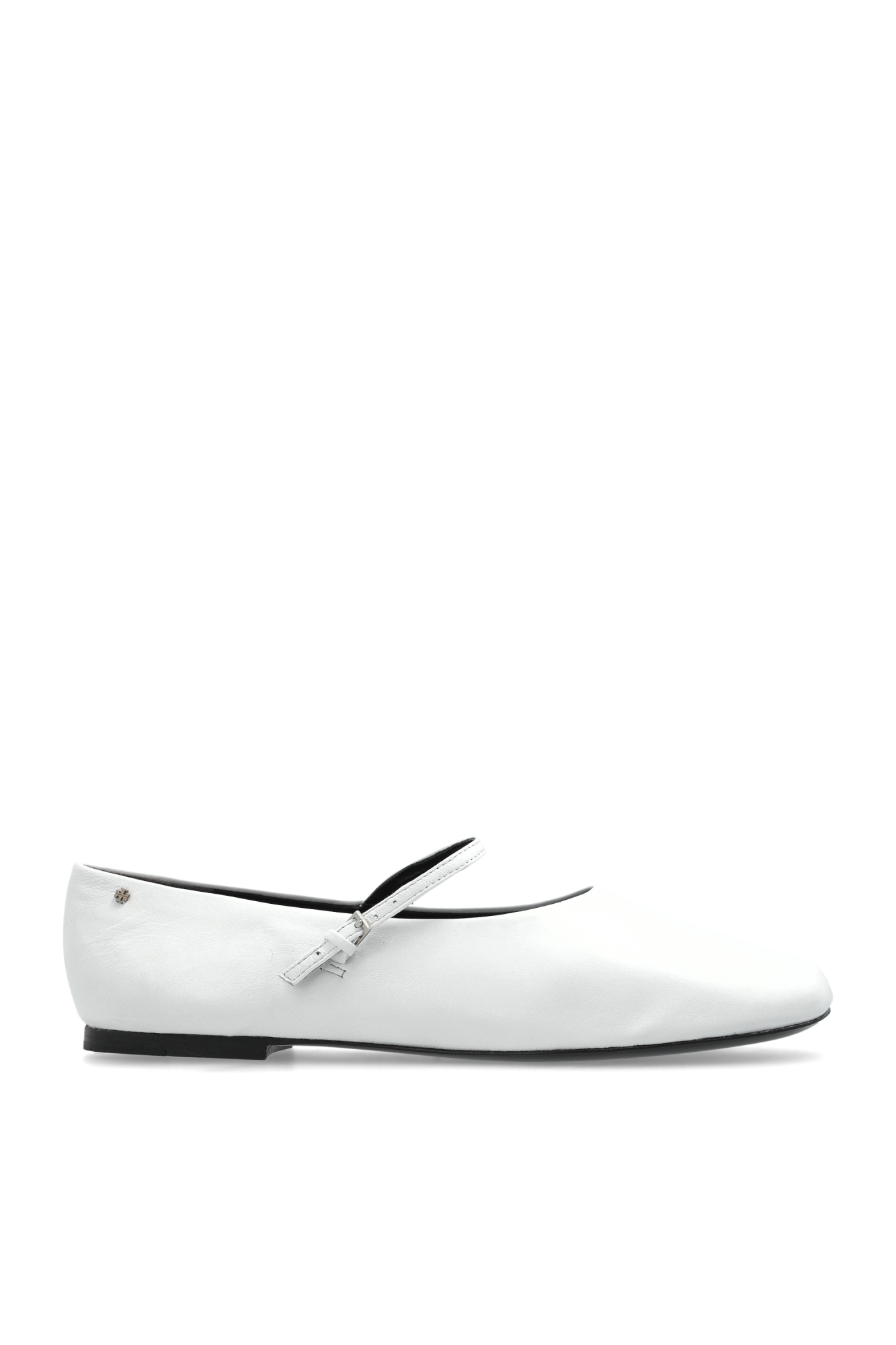 Tory Burch Skórzane Baleriny `Mary Jane`, Kobiety, Biały