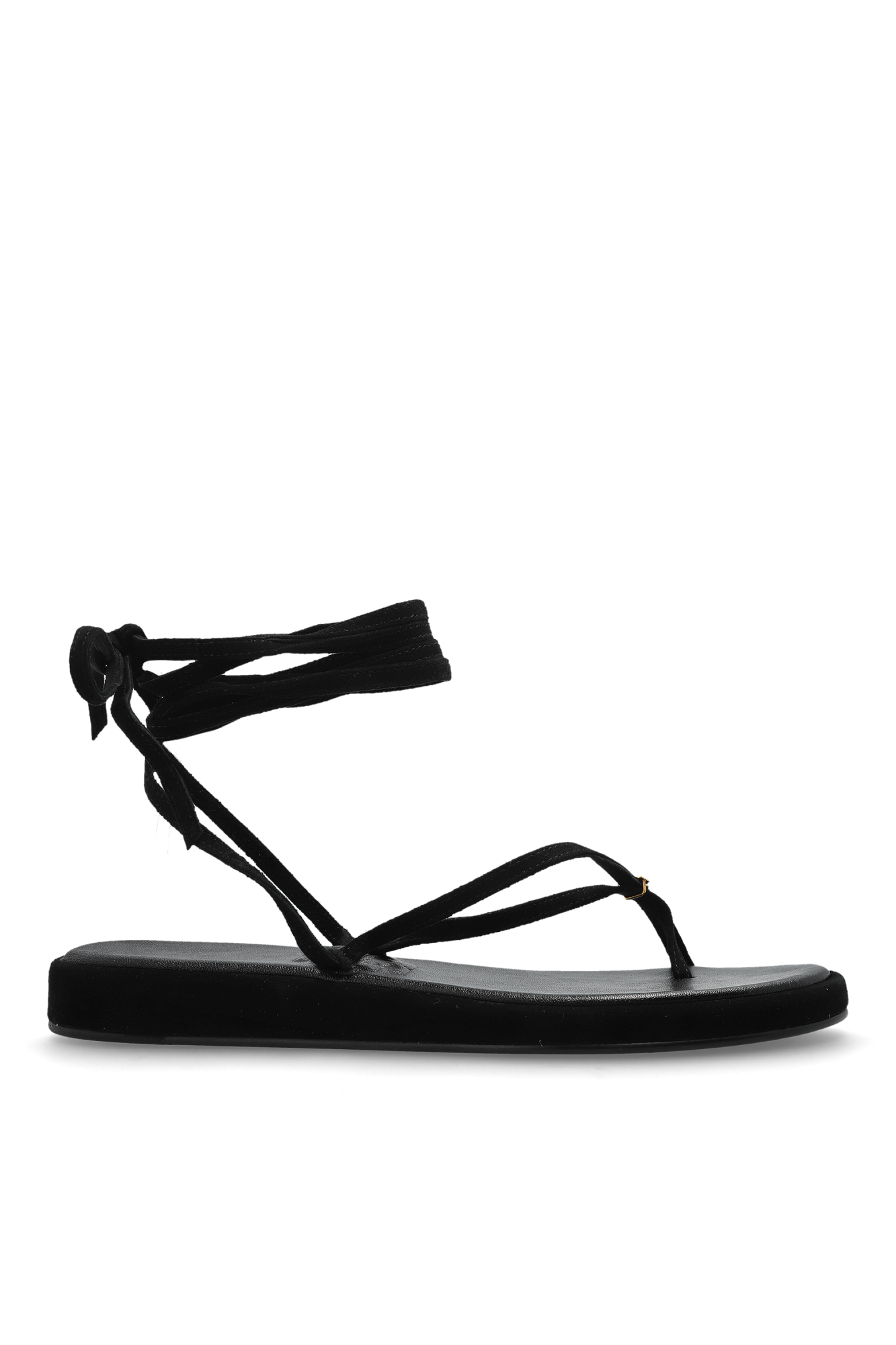 Tory Burch Zamszowe Sandały, Kobiety, Czarny