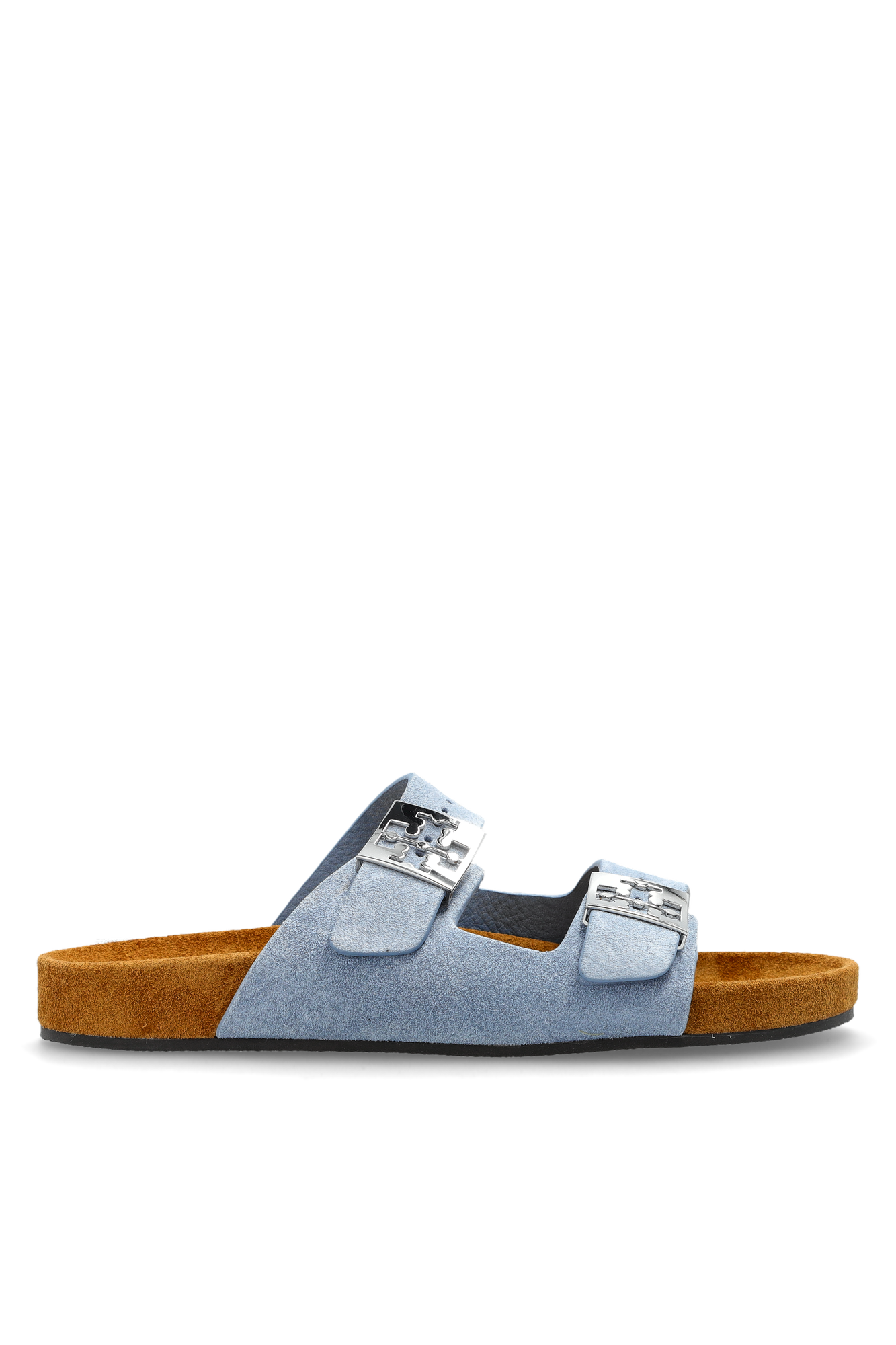 Tory Burch Klapki ‘Mellow’, Kobiety, Jasnoniebieski