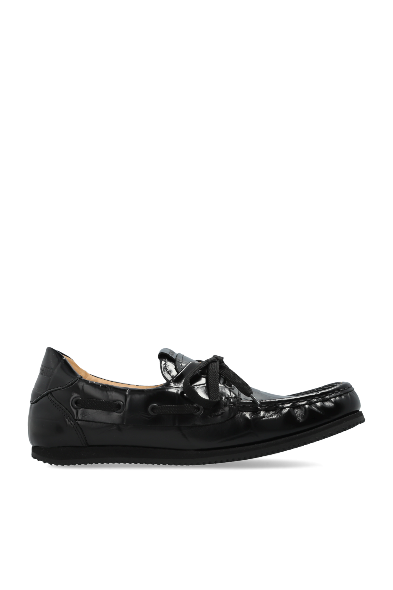 Jacquemus Skórzane Buty `Les Batto`, Kobiety, Czarny