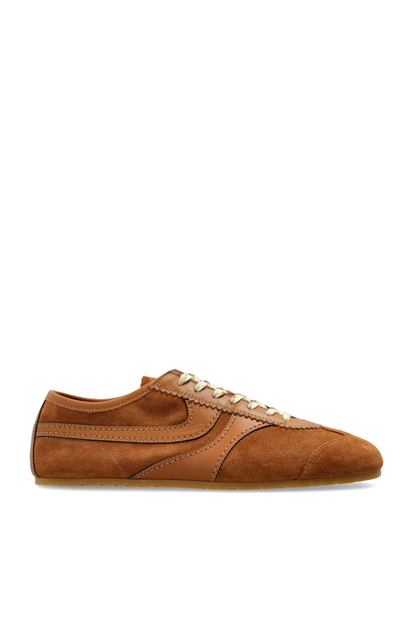 Dries Van Noten Skórzane Buty Sportowe, Mężczyźni, Brązowy
