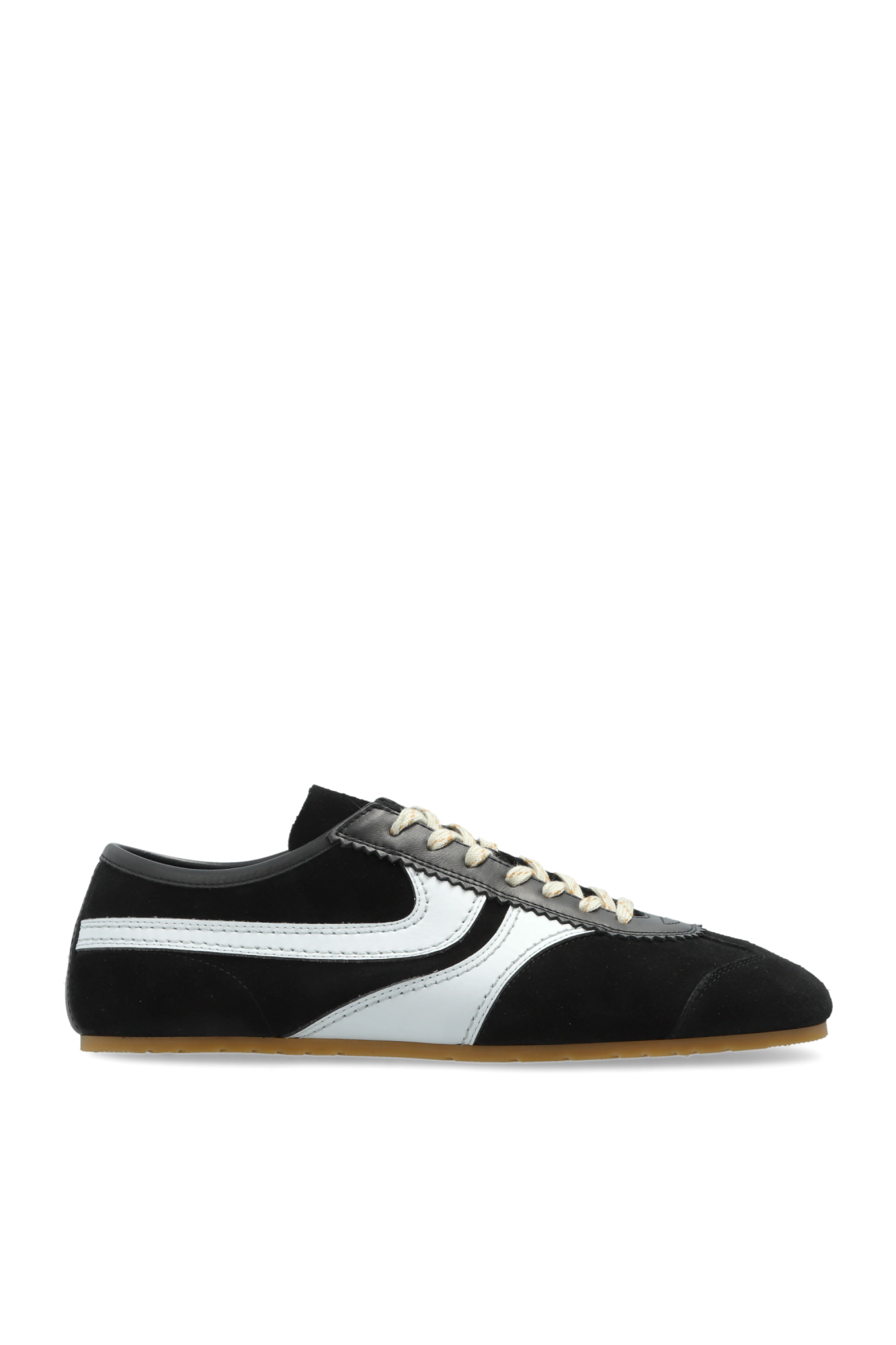 Dries Van Noten Skórzane Buty Sportowe, Mężczyźni, Granatowy