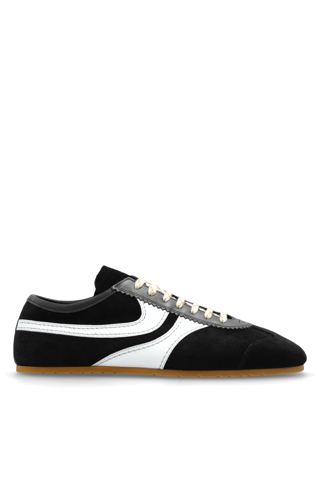Dries Van Noten Zamszowe Buty Sportowe, Mężczyźni, Czarny