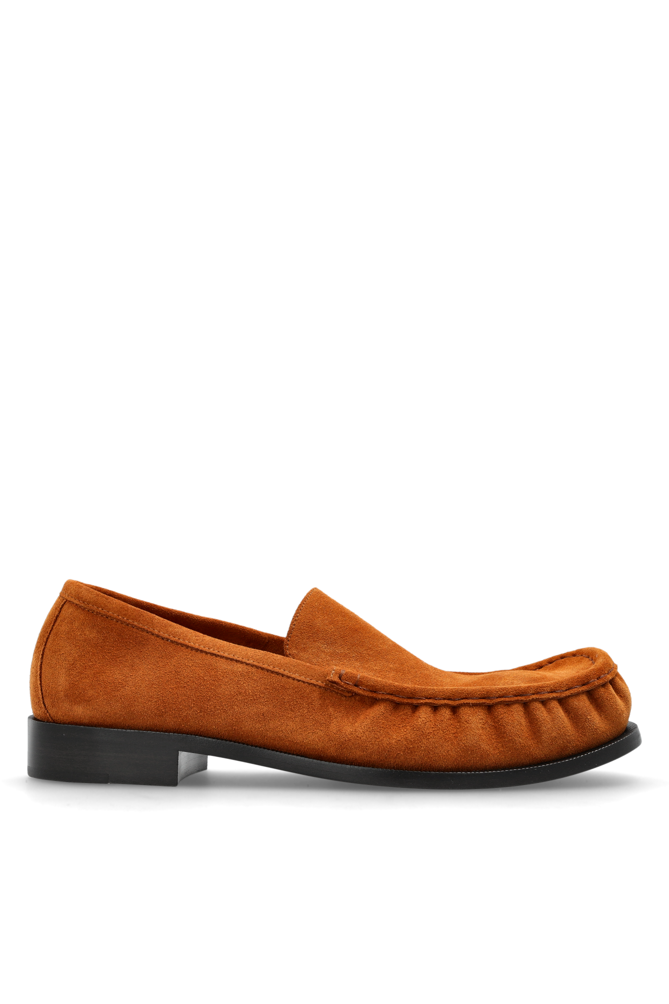 Dries Van Noten Zamszowe Buty Typu `loafers`, Kobiety, Brązowy