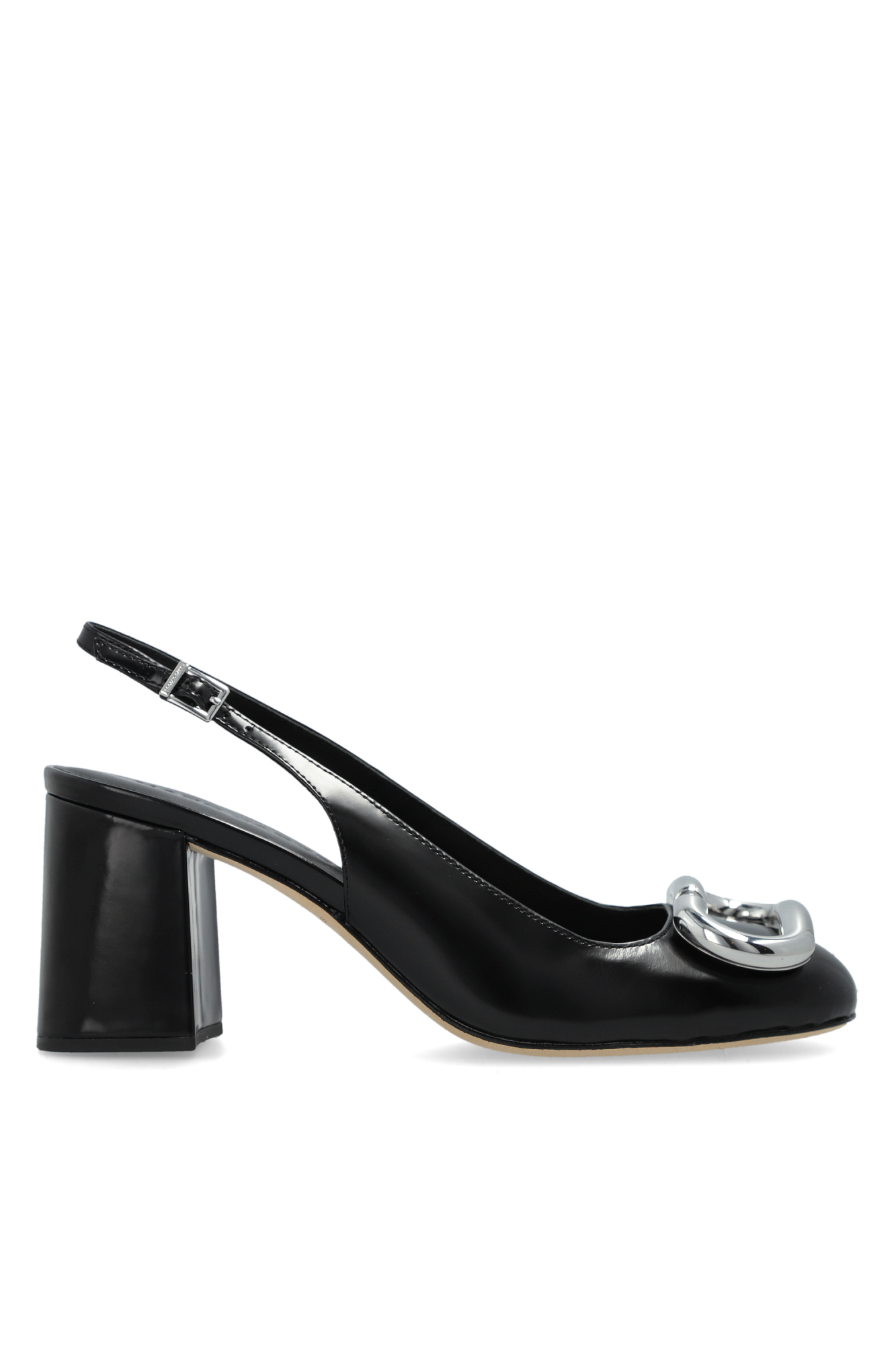 Marc Jacobs Skórzane Buty Na Obcasie, Kobiety, Czarny