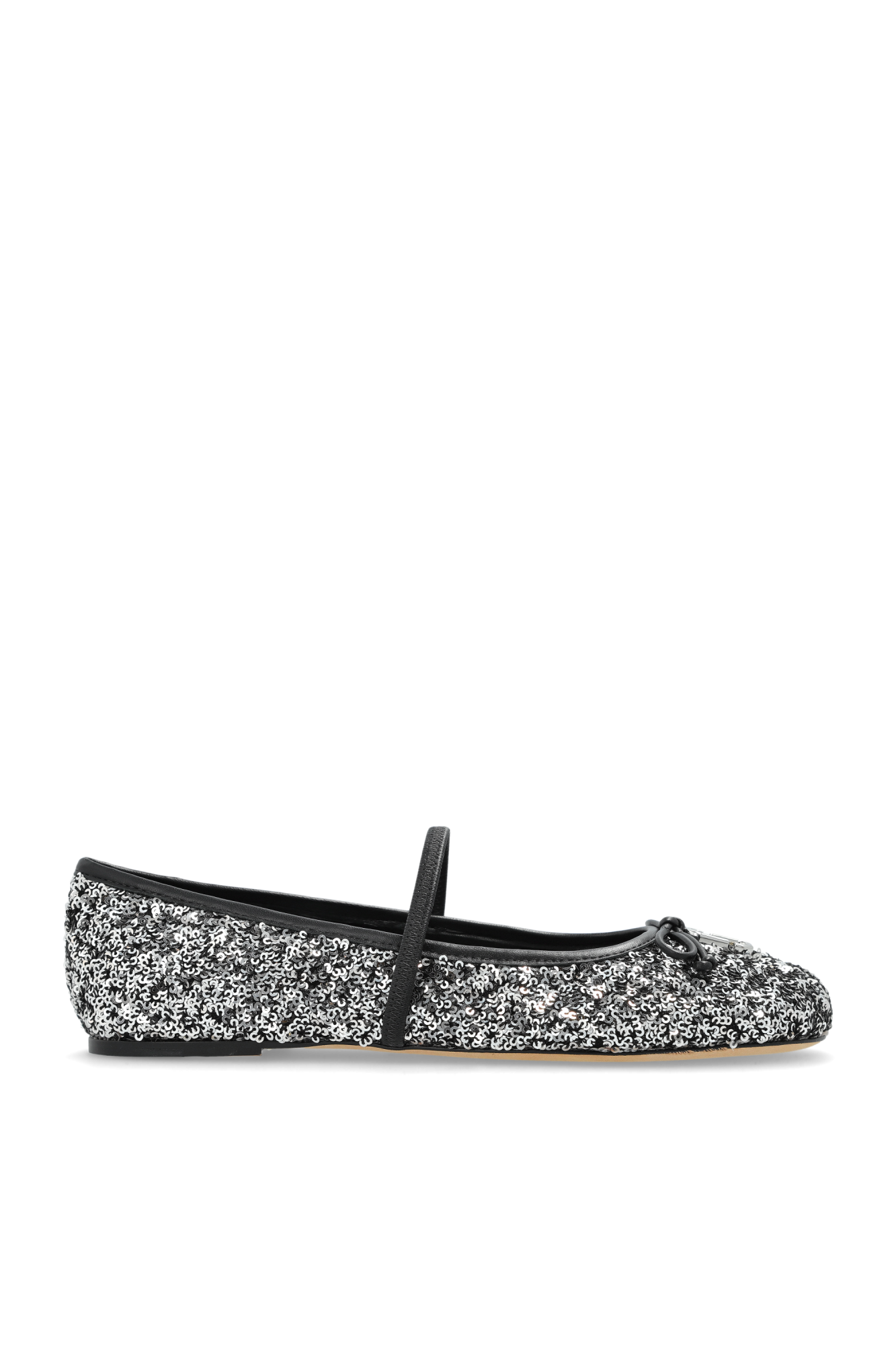 Marc Jacobs Cekinowe Baleriny ‘The Sabrina’, Kobiety, Srebrny