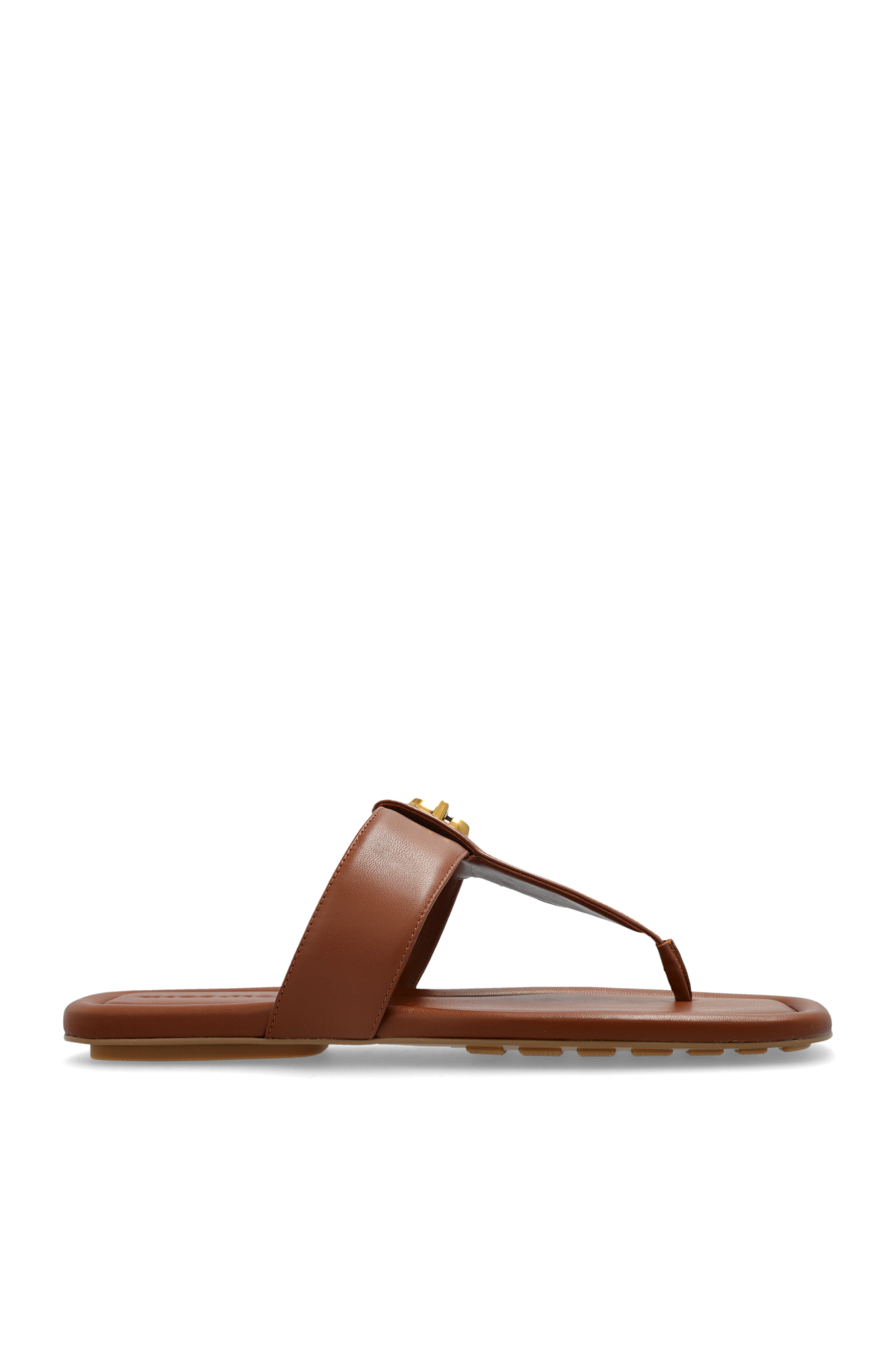 Marc Jacobs Skórzane Klapki, Kobiety, Brązowy