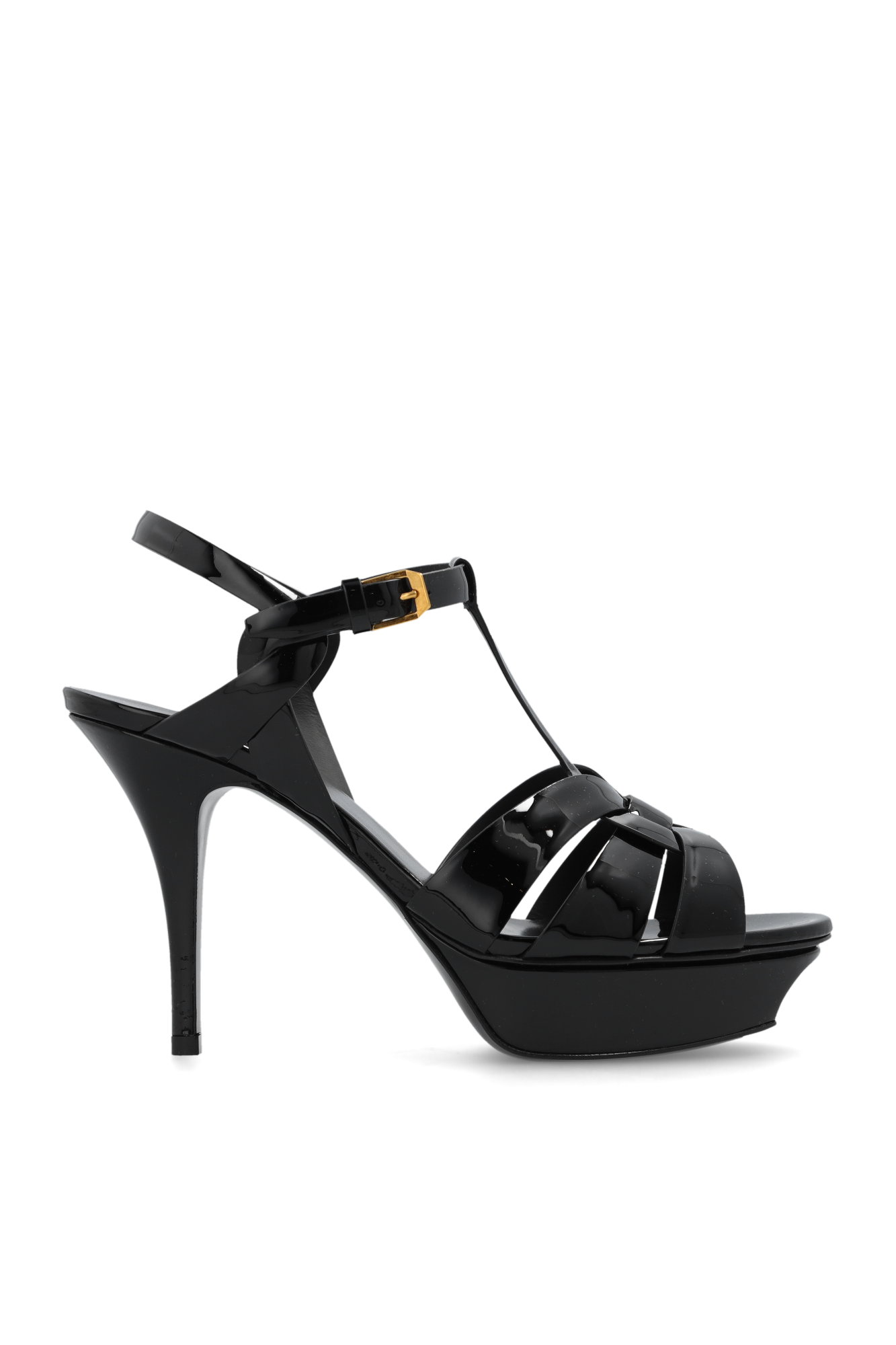 Saint Laurent Sandały Na Platformie 'Tribute', Kobiety, Czarny
