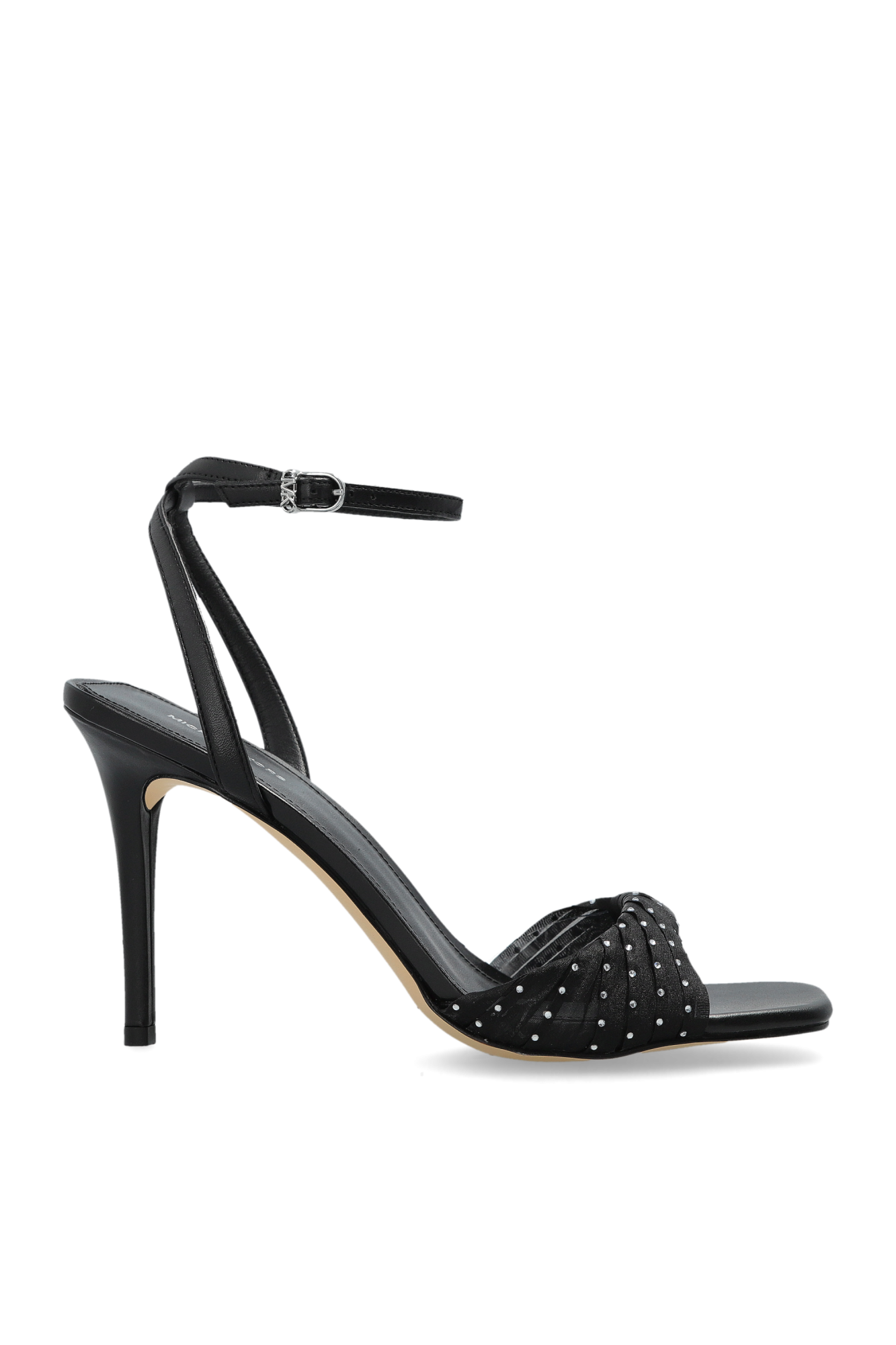 Michael Michael Kors Sandały Na Obcasie `Kiana`, Kobiety, Czarny