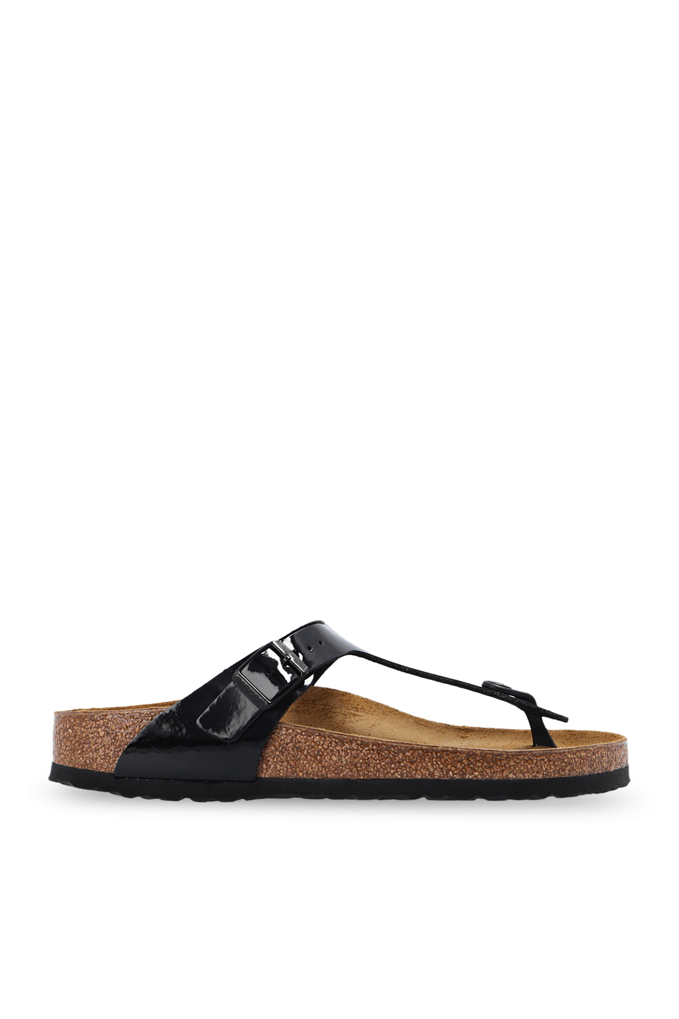 Birkenstock Klapki ‘Gizeh BS’, Kobiety, Czarny