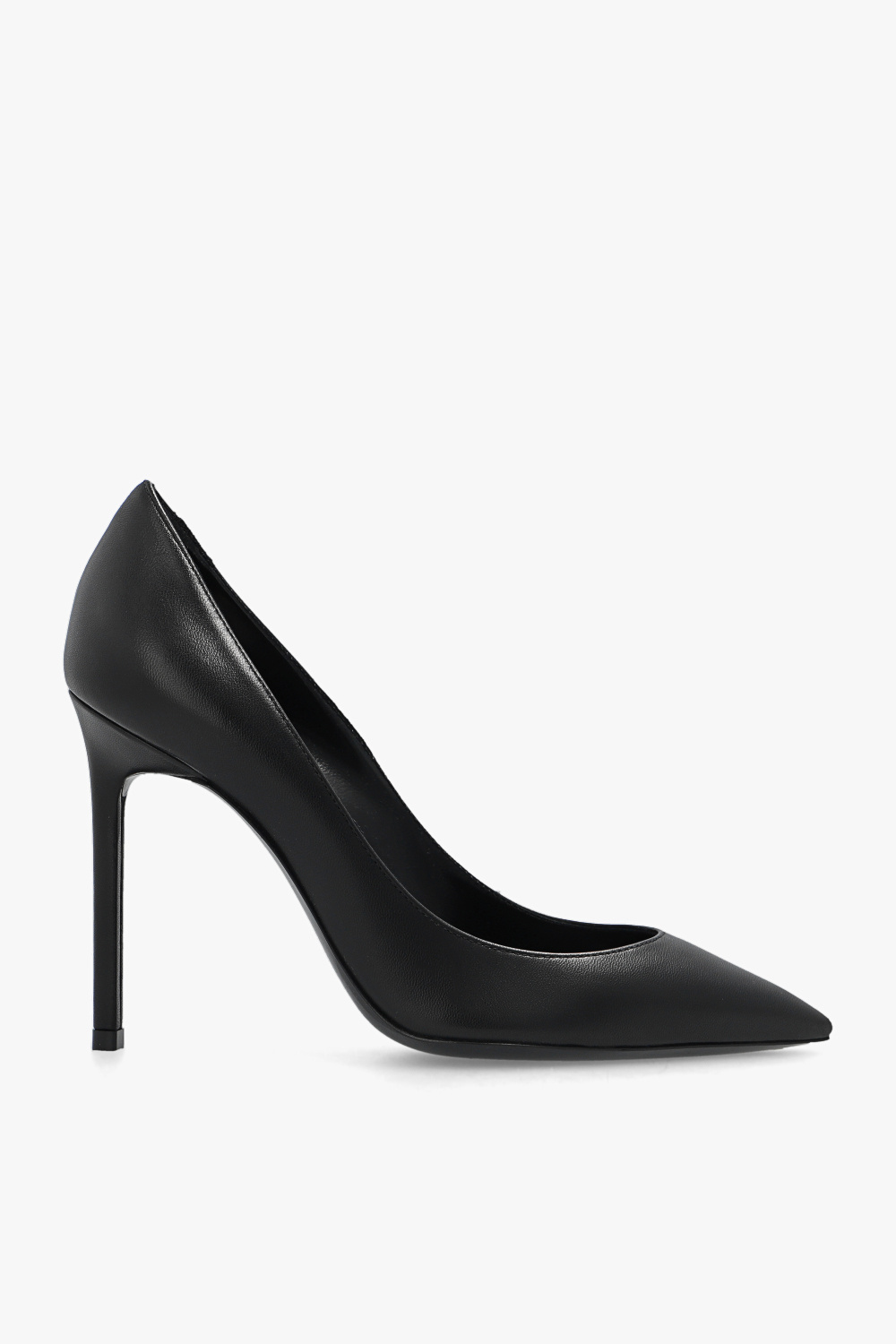 Saint Laurent Skórzane Buty Na Obcasie 'Anja', Kobiety, Czarny