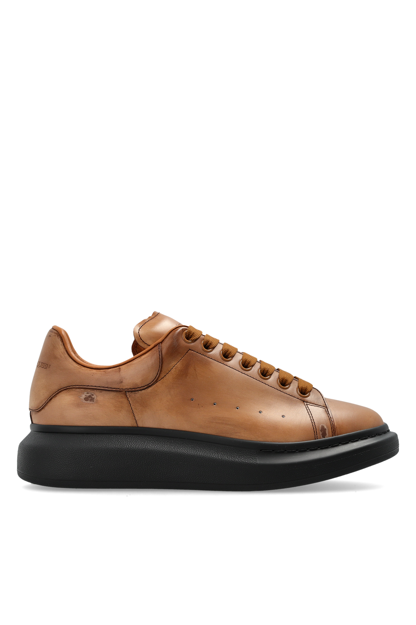 Alexander McQueen Skórzane Buty Sportowe, Mężczyźni, Brązowy