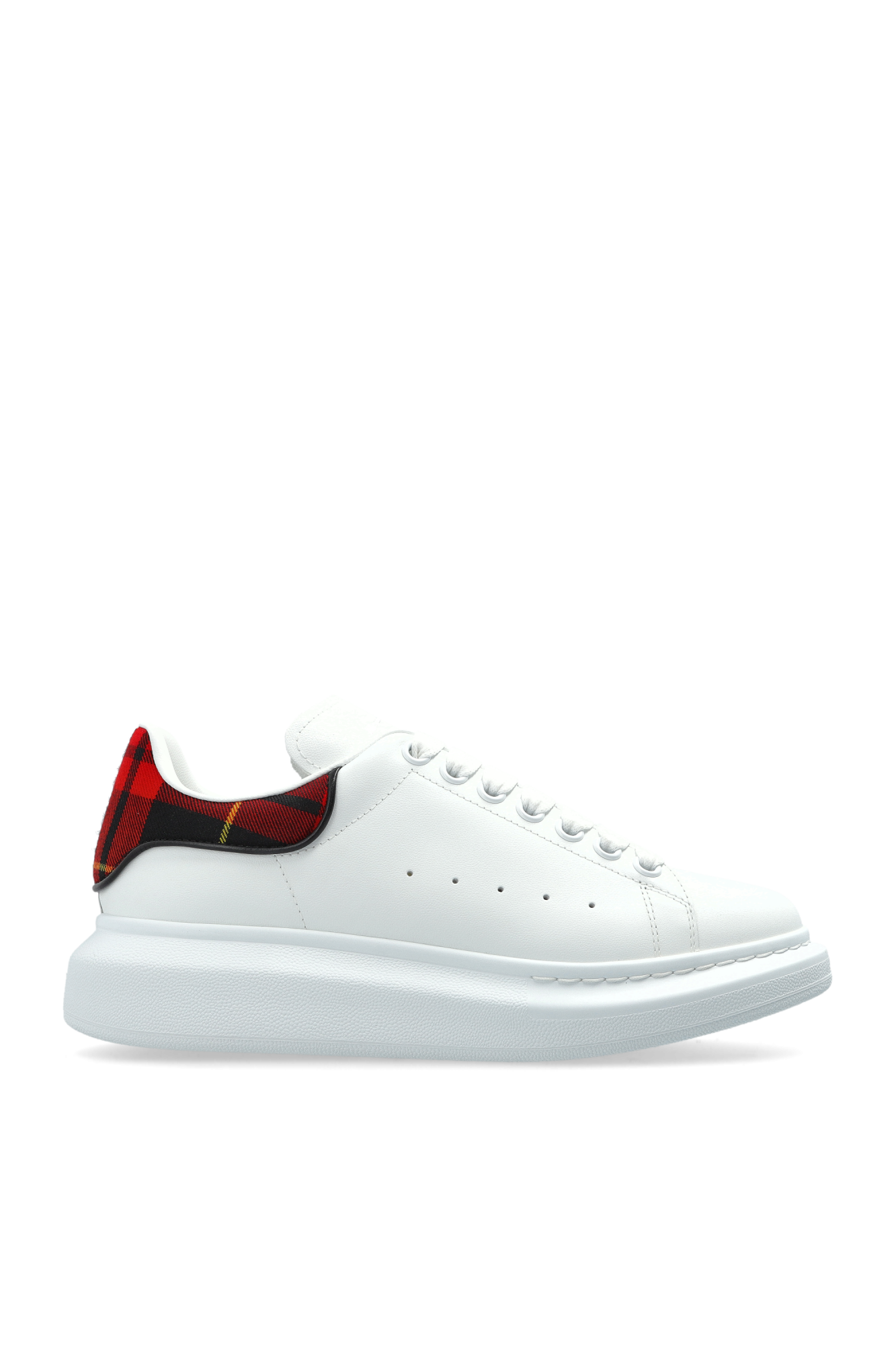 Alexander McQueen Skórzane Buty Sportowe, Kobiety, Biały