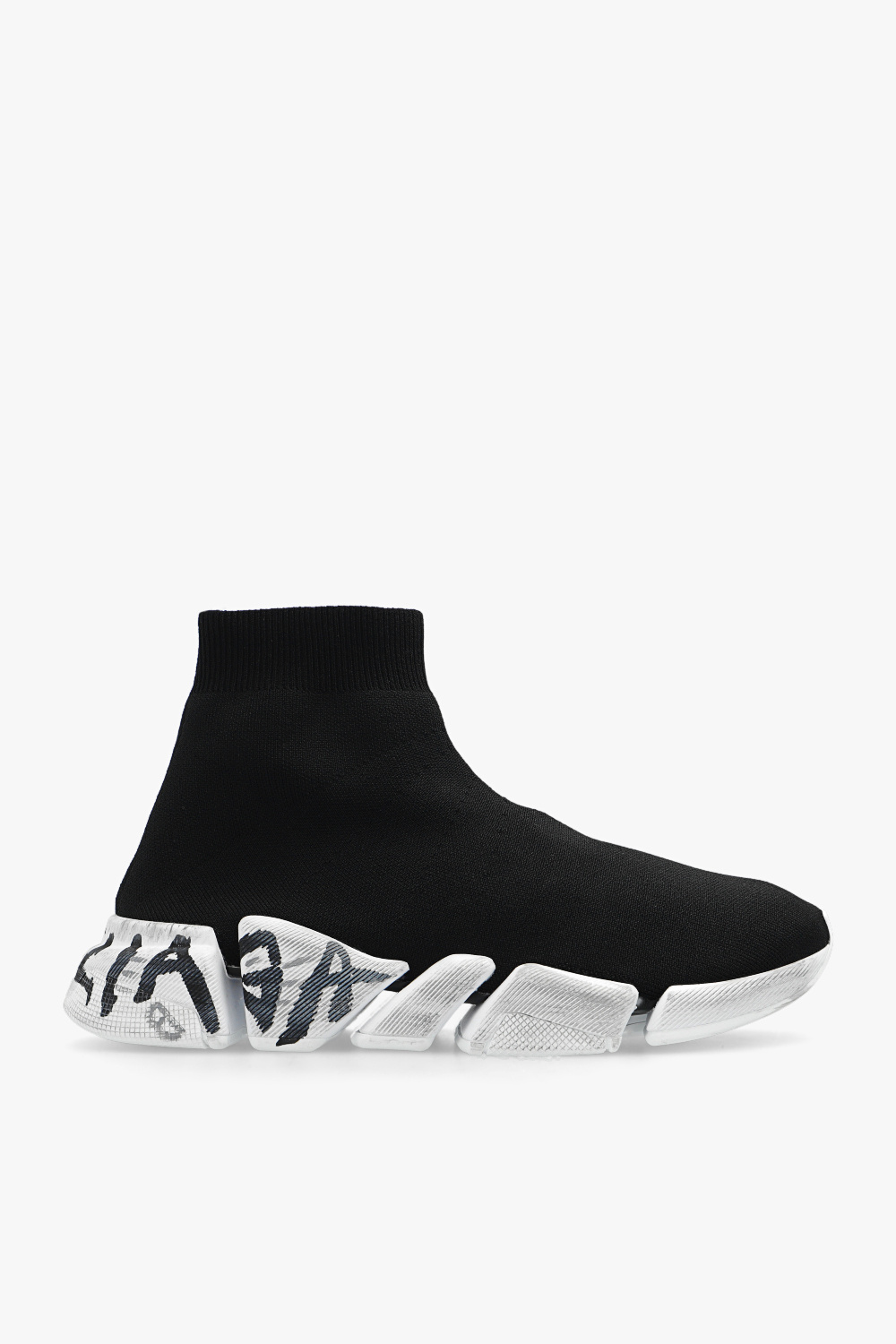 Balenciaga Buty Ze Skarpetą ‘Speed 2.0 Graffiti’, Kobiety, Czarny
