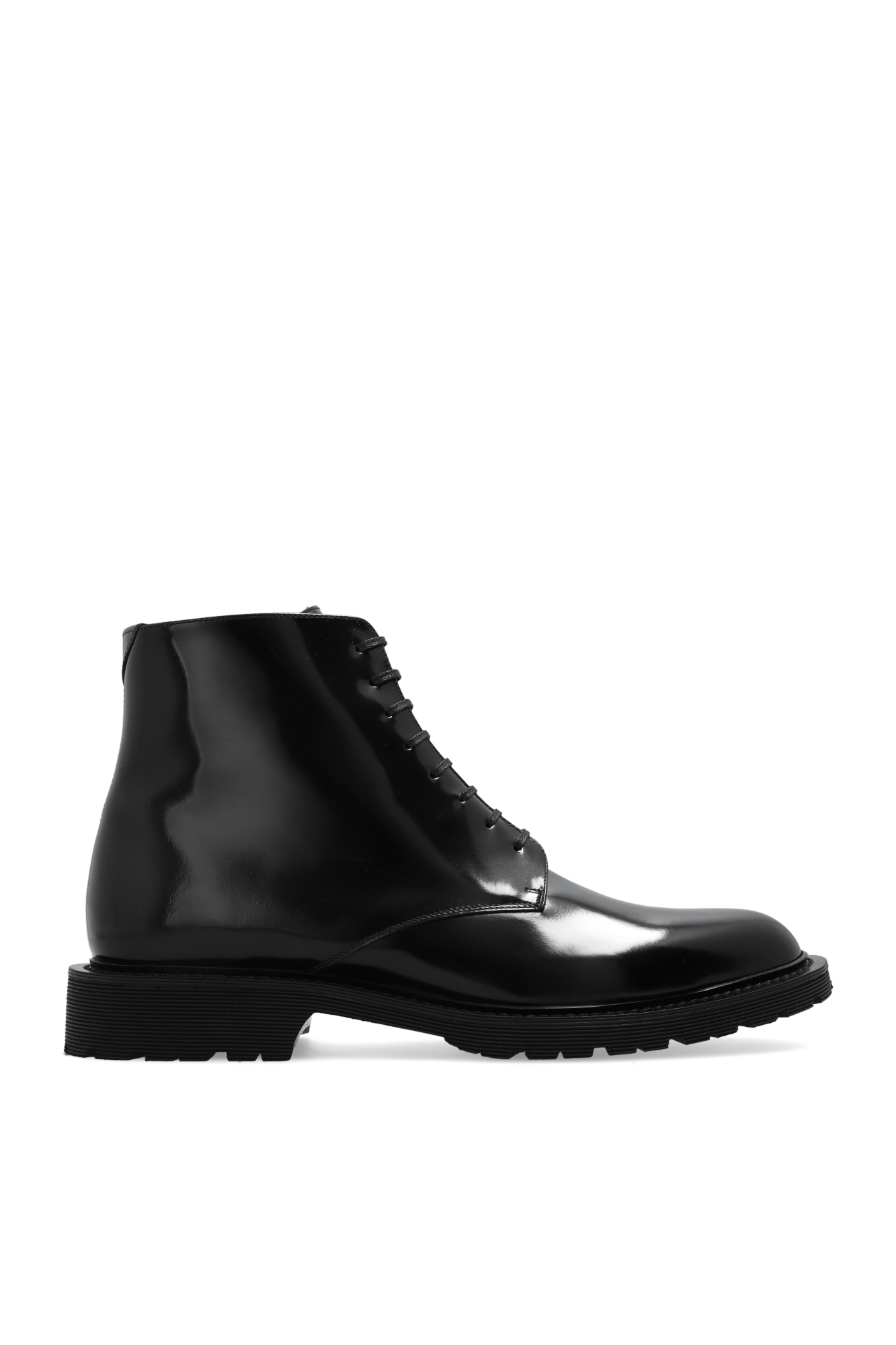 Saint Laurent Buty ‘Army’ Typu ‘combat’, Mężczyźni, Czarny