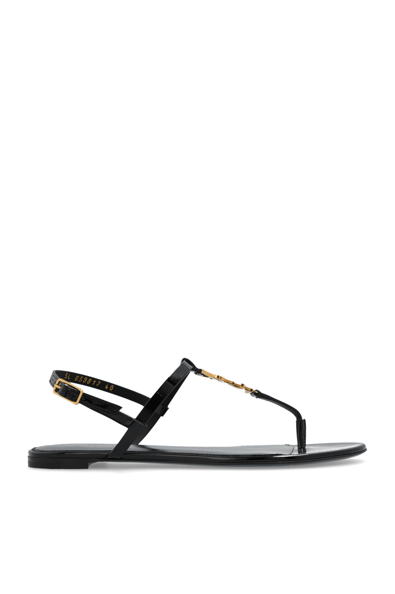 Saint Laurent Sandały ‘Cassandra’, Kobiety, Czarny